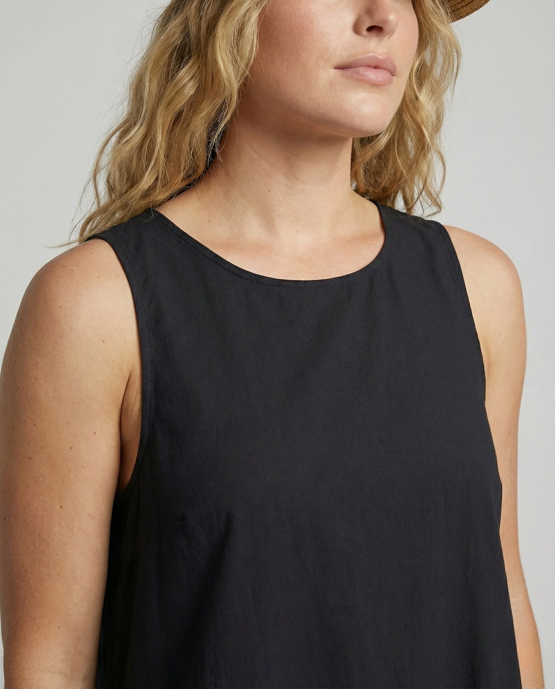 Damen Minimalistisches Kaftankleid in A-Linie - Image 3