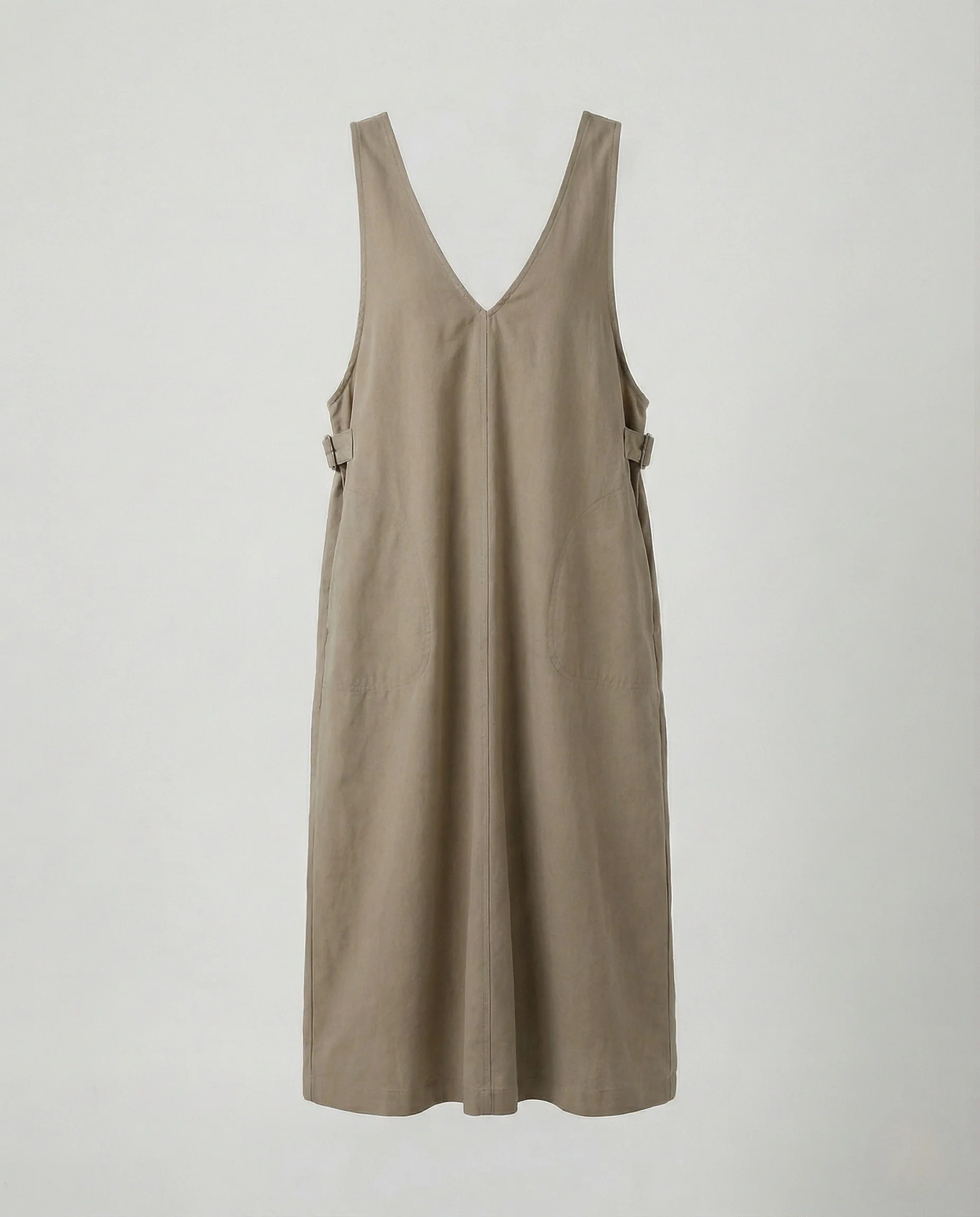 Damen Minimalistisches Träger Midikleid - Image 6