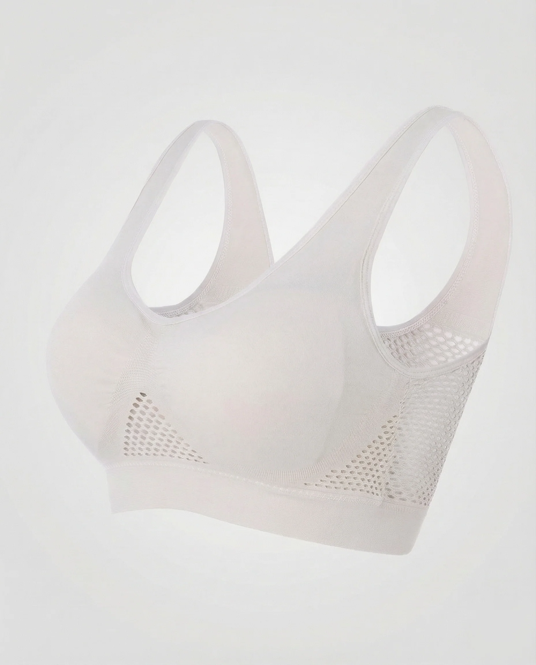 Damen Komfort BH Nahtlos Mesh - Image 11