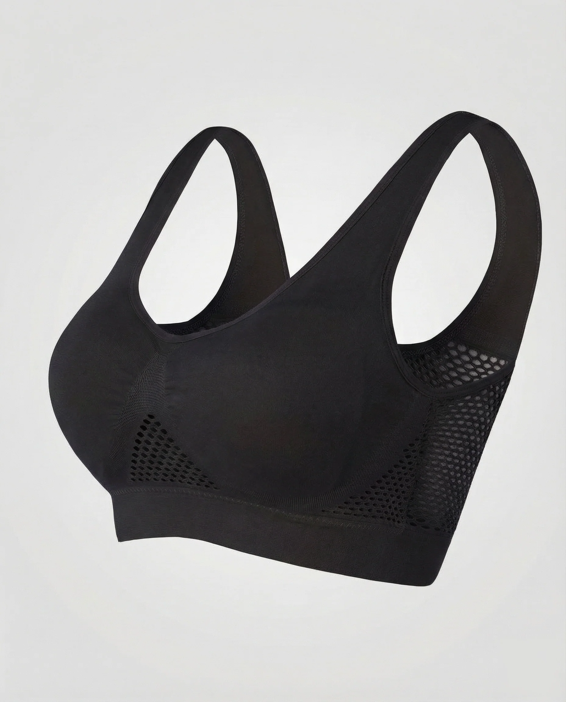 Damen Komfort BH Nahtlos Mesh - Image 5