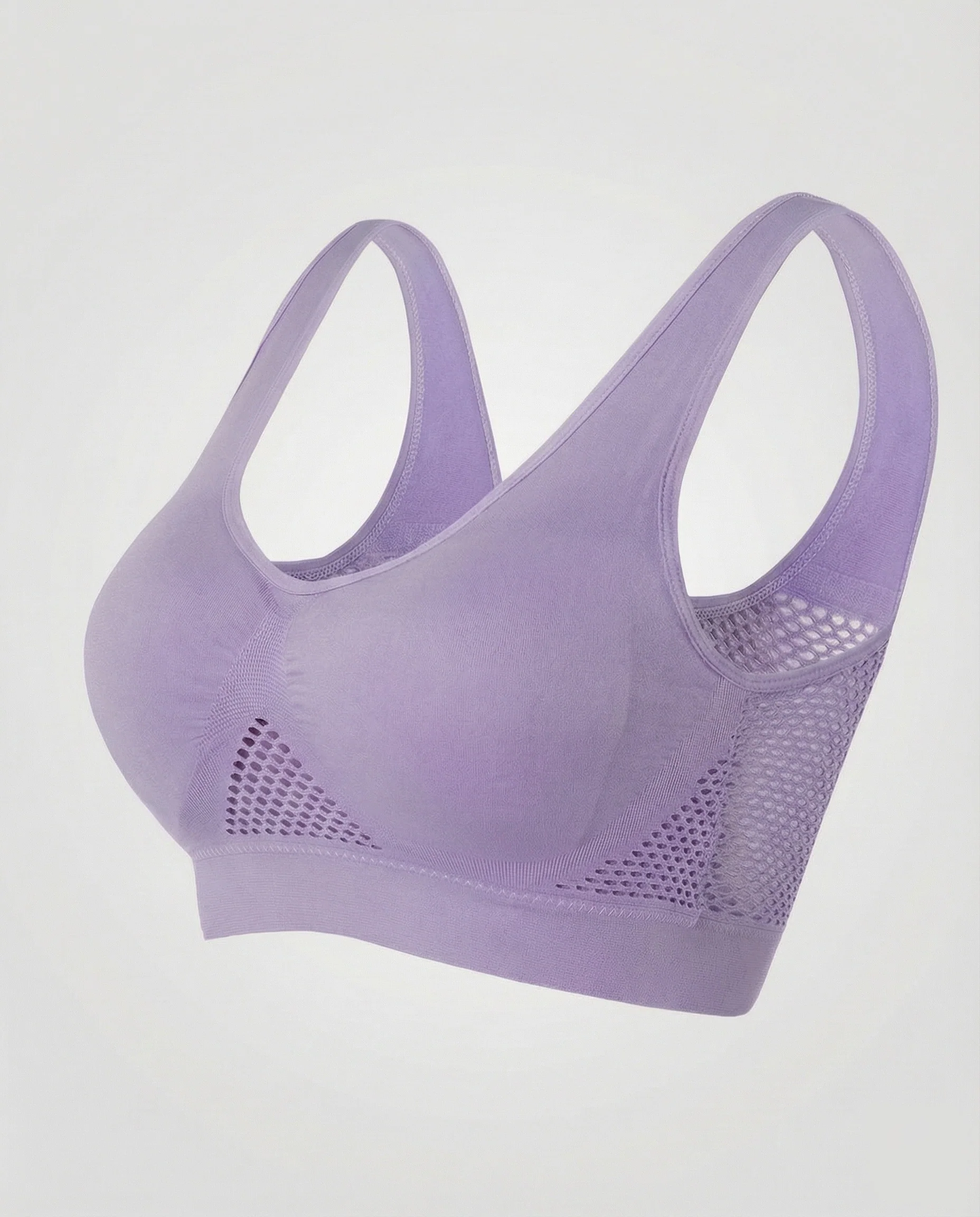Damen Komfort BH Nahtlos Mesh - Image 8