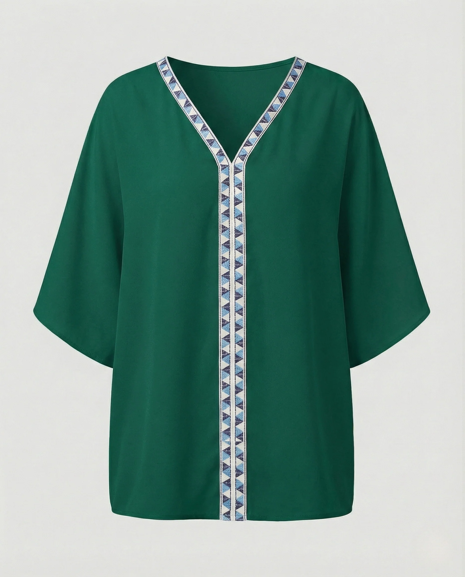 Oversize Tunika Damen Bestickt - Image 13