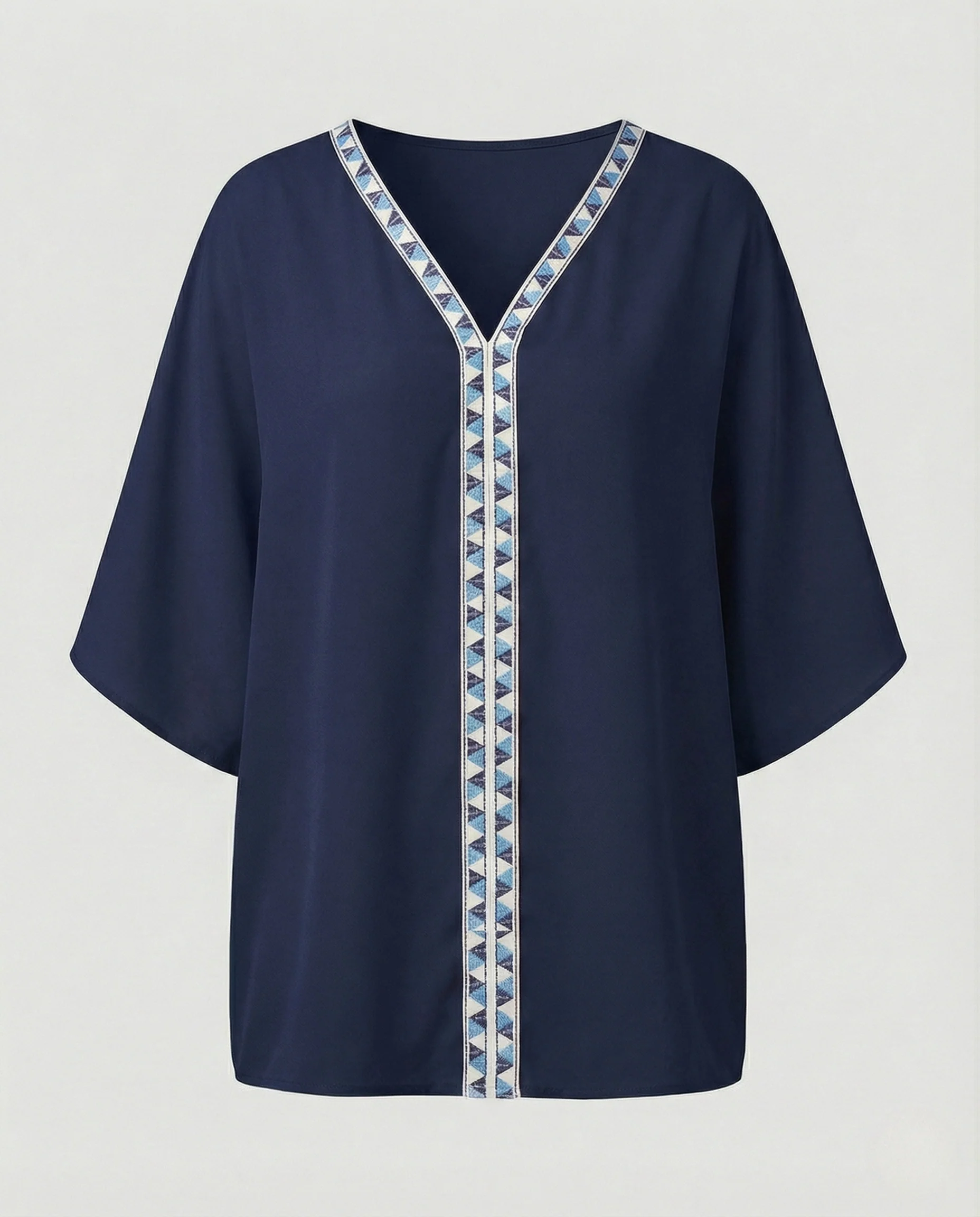 Oversize Tunika Damen Bestickt - Image 14