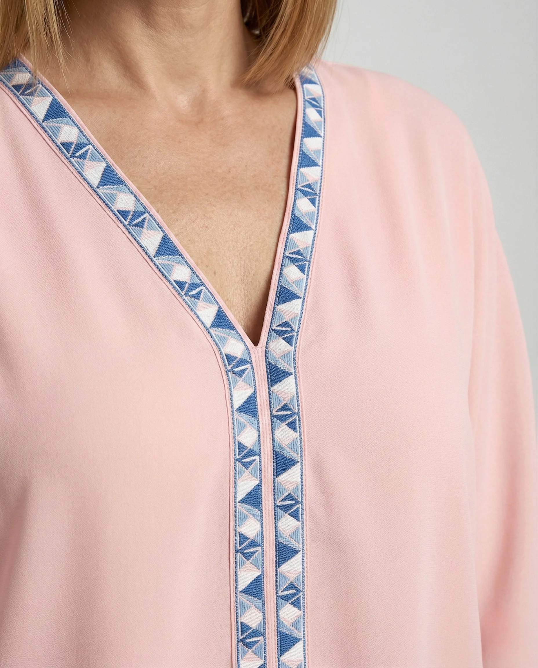 Oversize Tunika Damen Bestickt - Image 3