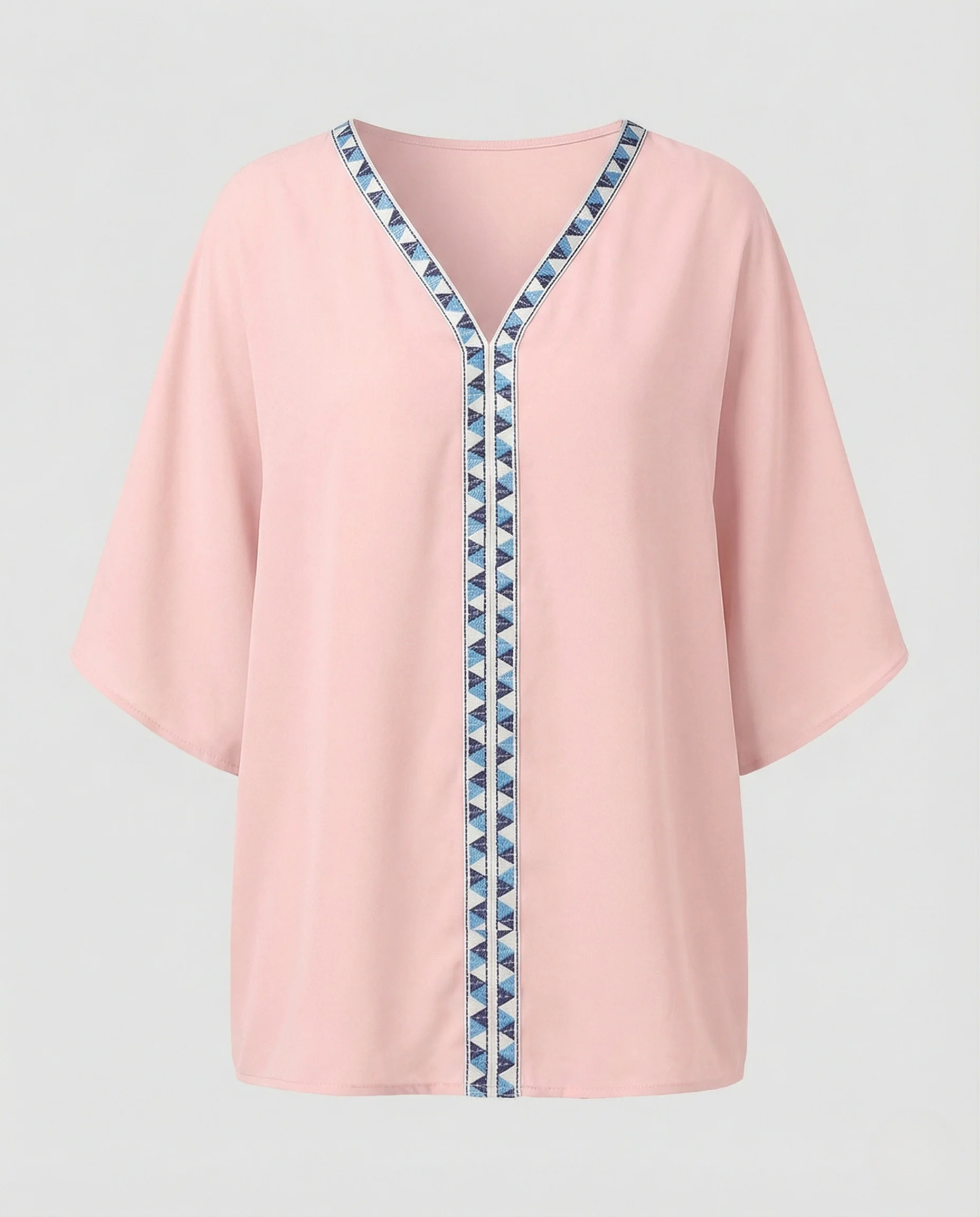 Oversize Tunika Damen Bestickt - Image 5