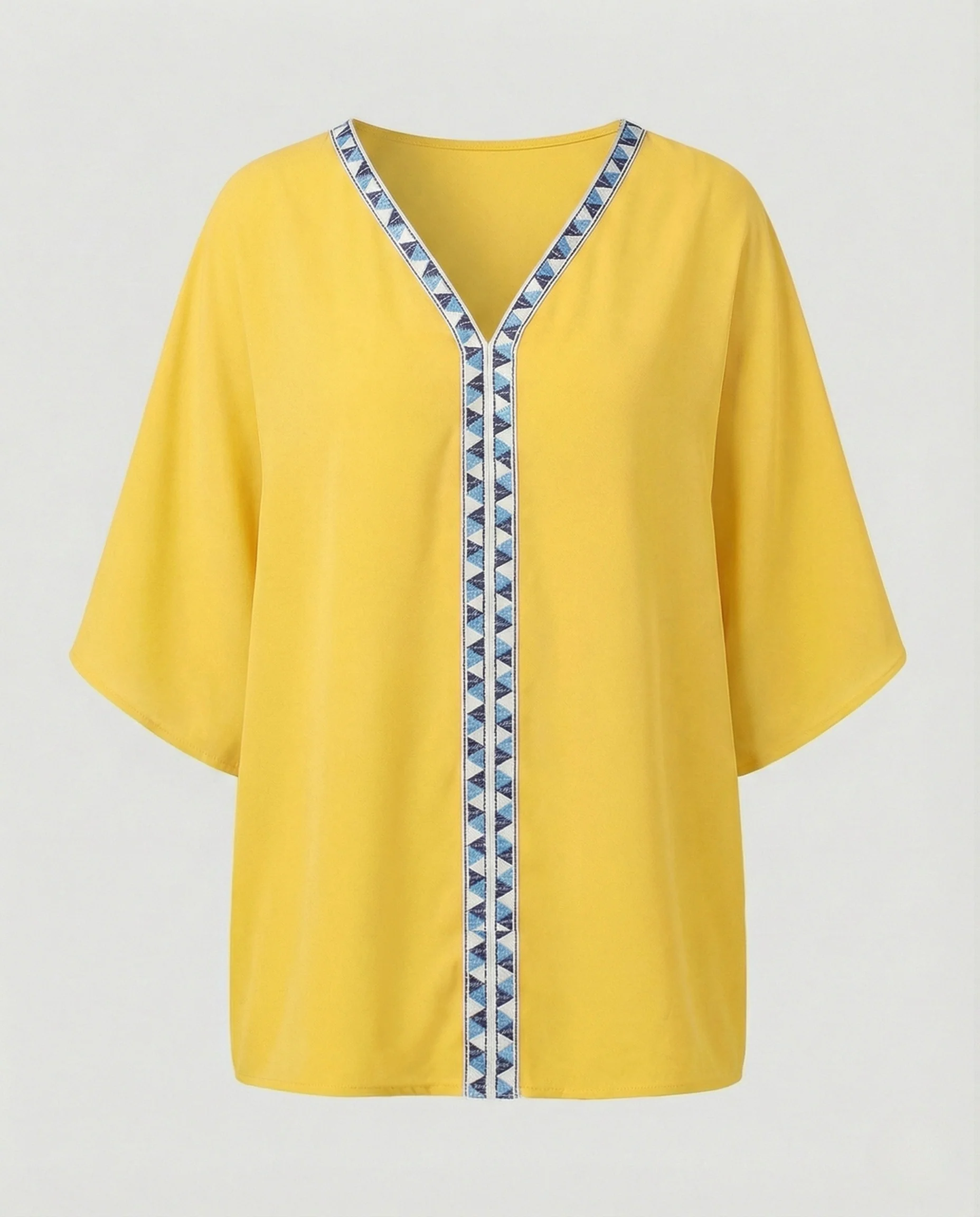 Oversize Tunika Damen Bestickt - Image 7