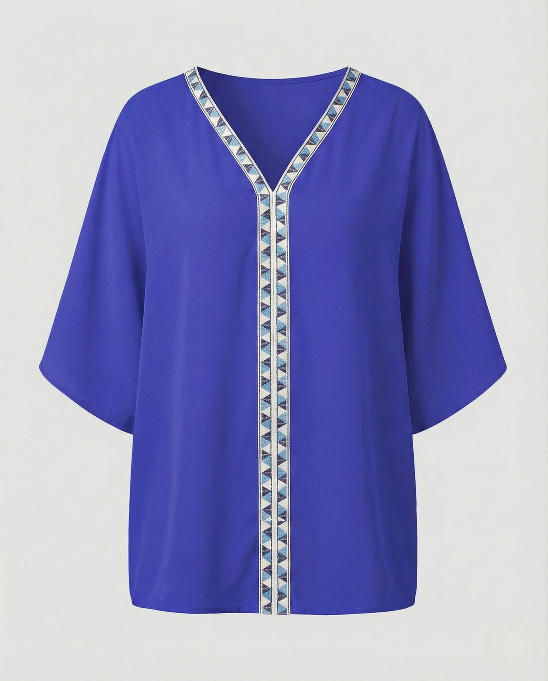 Oversize Tunika Damen Bestickt - Image 8