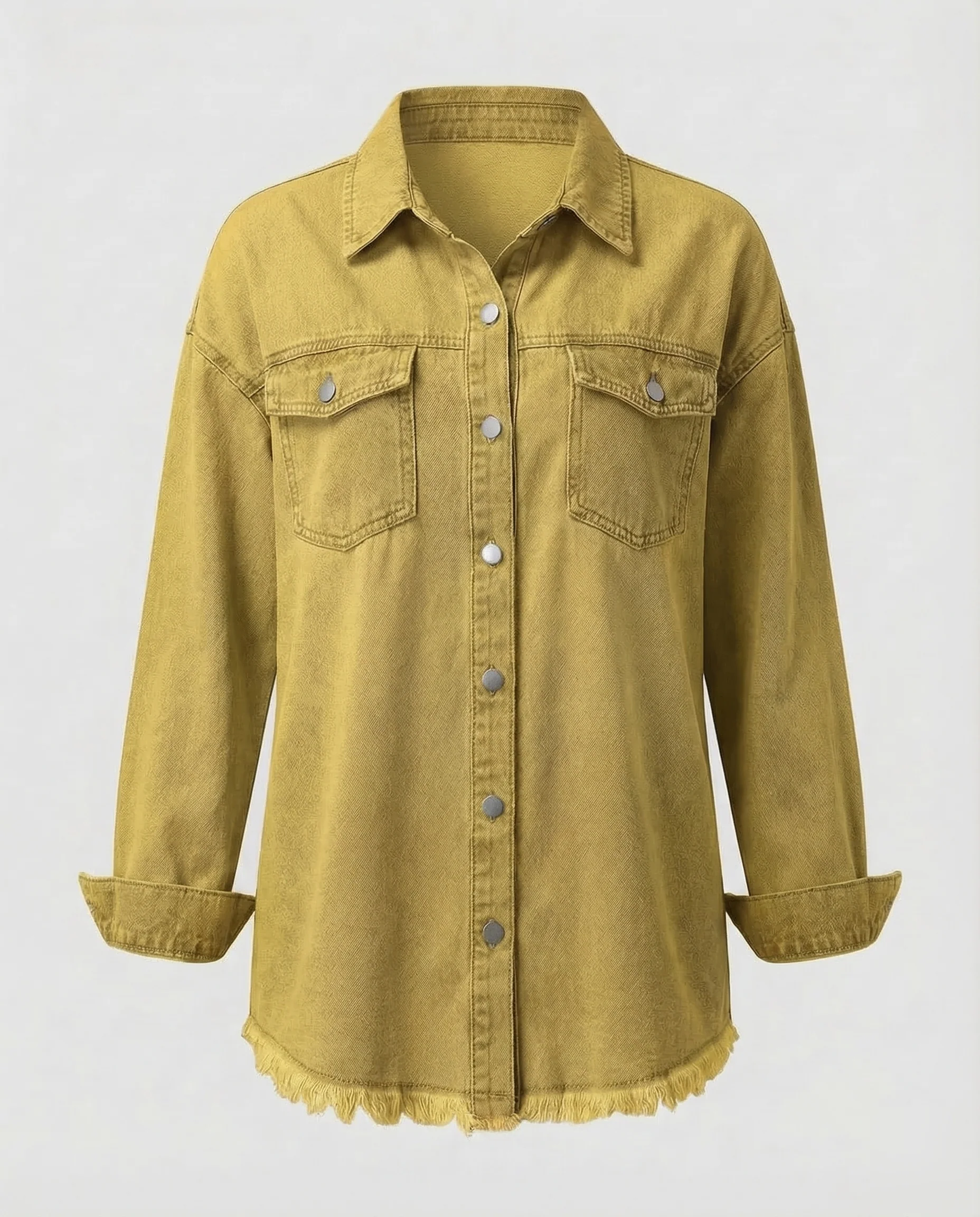 Damen Jeanshemdjacke Oversize - Image 17