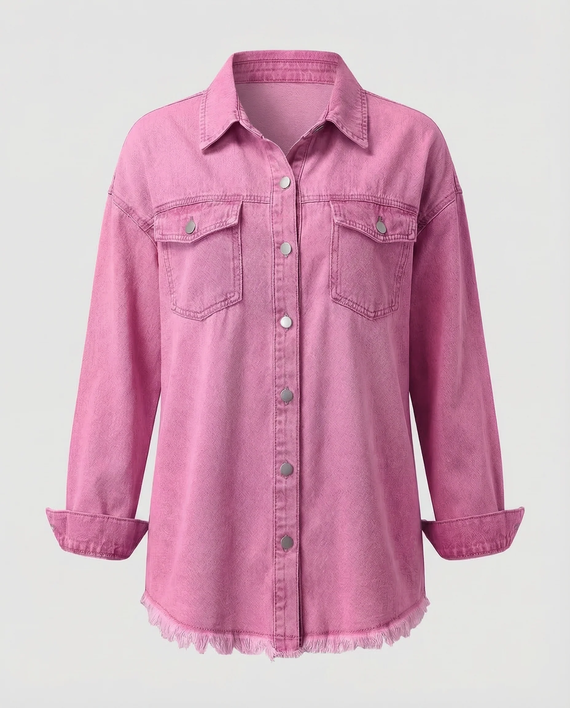 Damen Jeanshemdjacke Oversize - Image 18