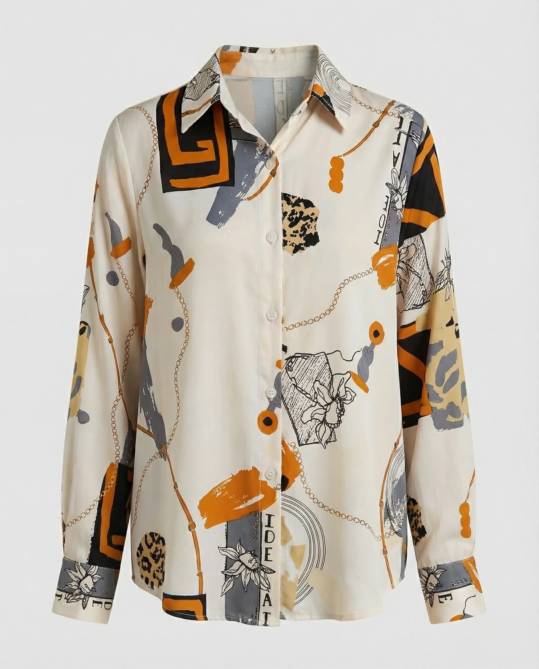 Damen Bluse Oversize Karo - Image 4