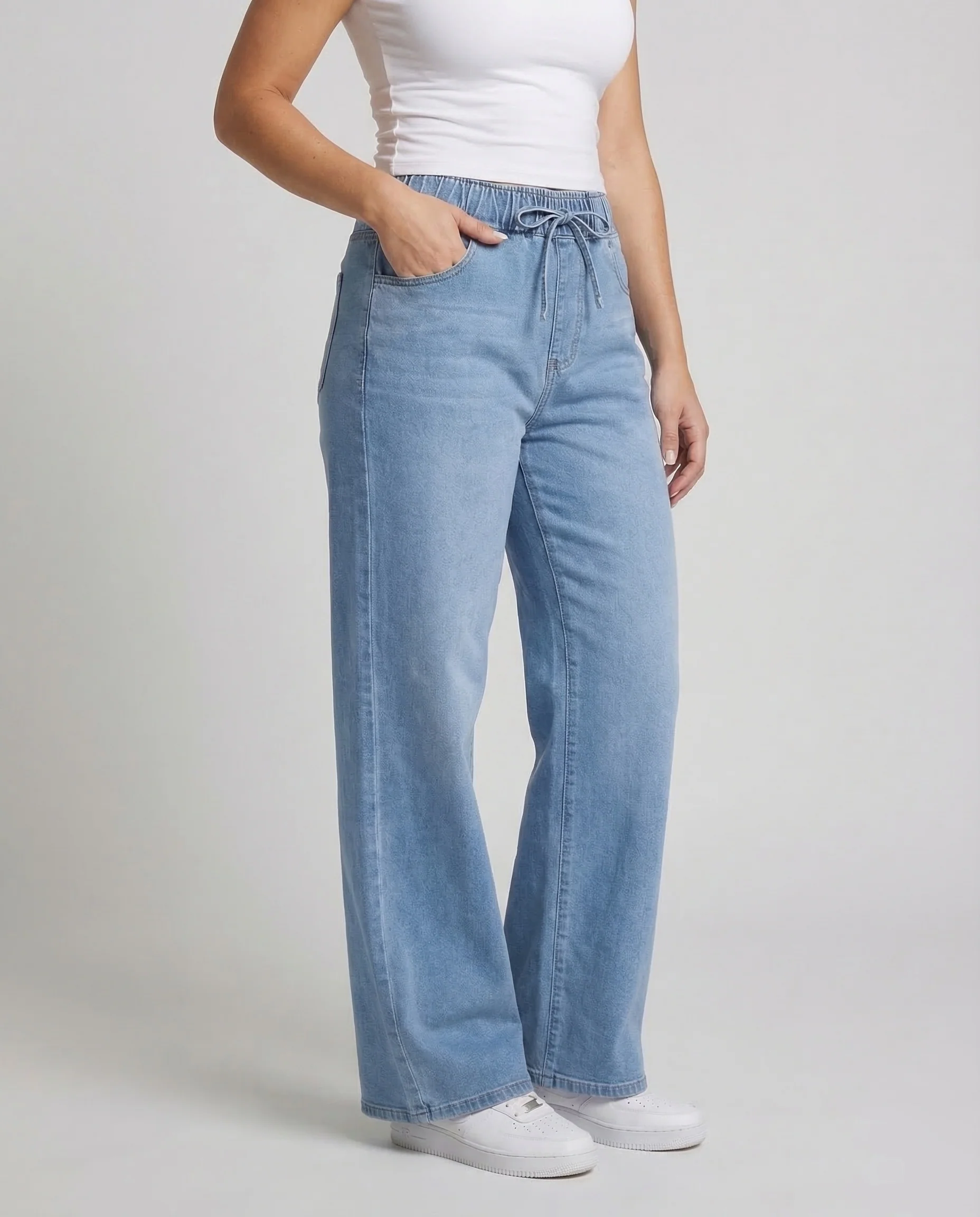 Damen Paperbag Jeans High Waist - Image 2