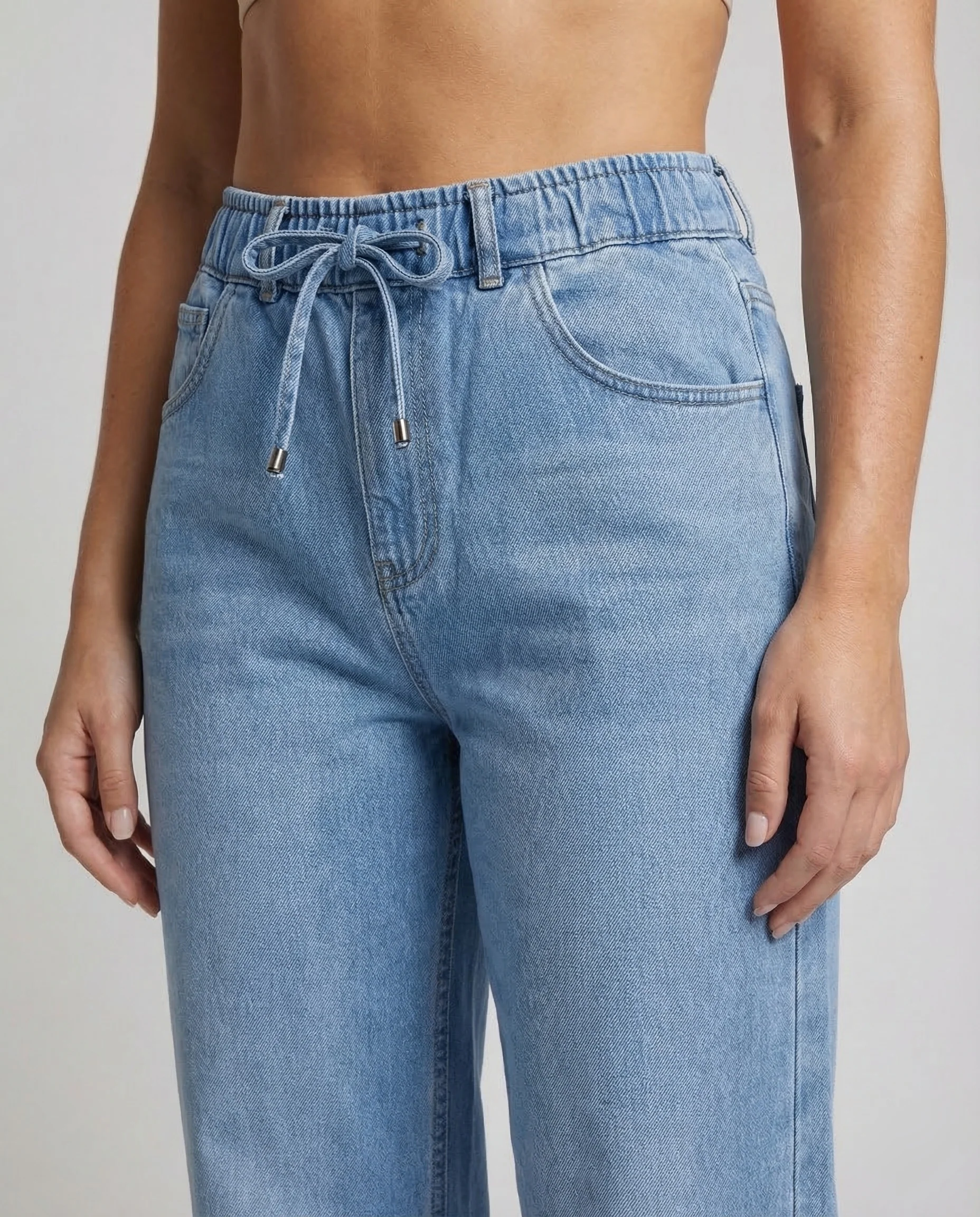 Damen Paperbag Jeans High Waist - Image 3