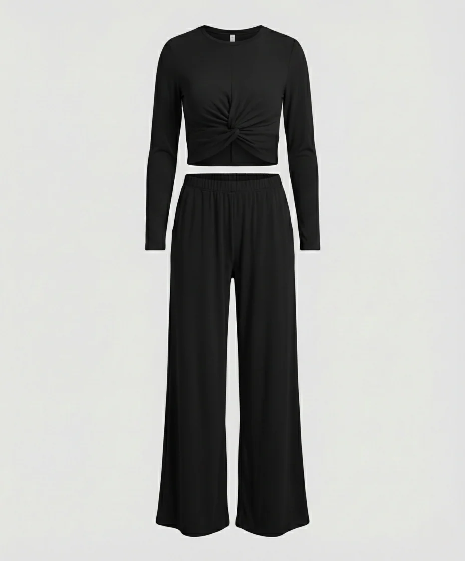 Freizeithose Damen mit weitem Bein - Image 6
