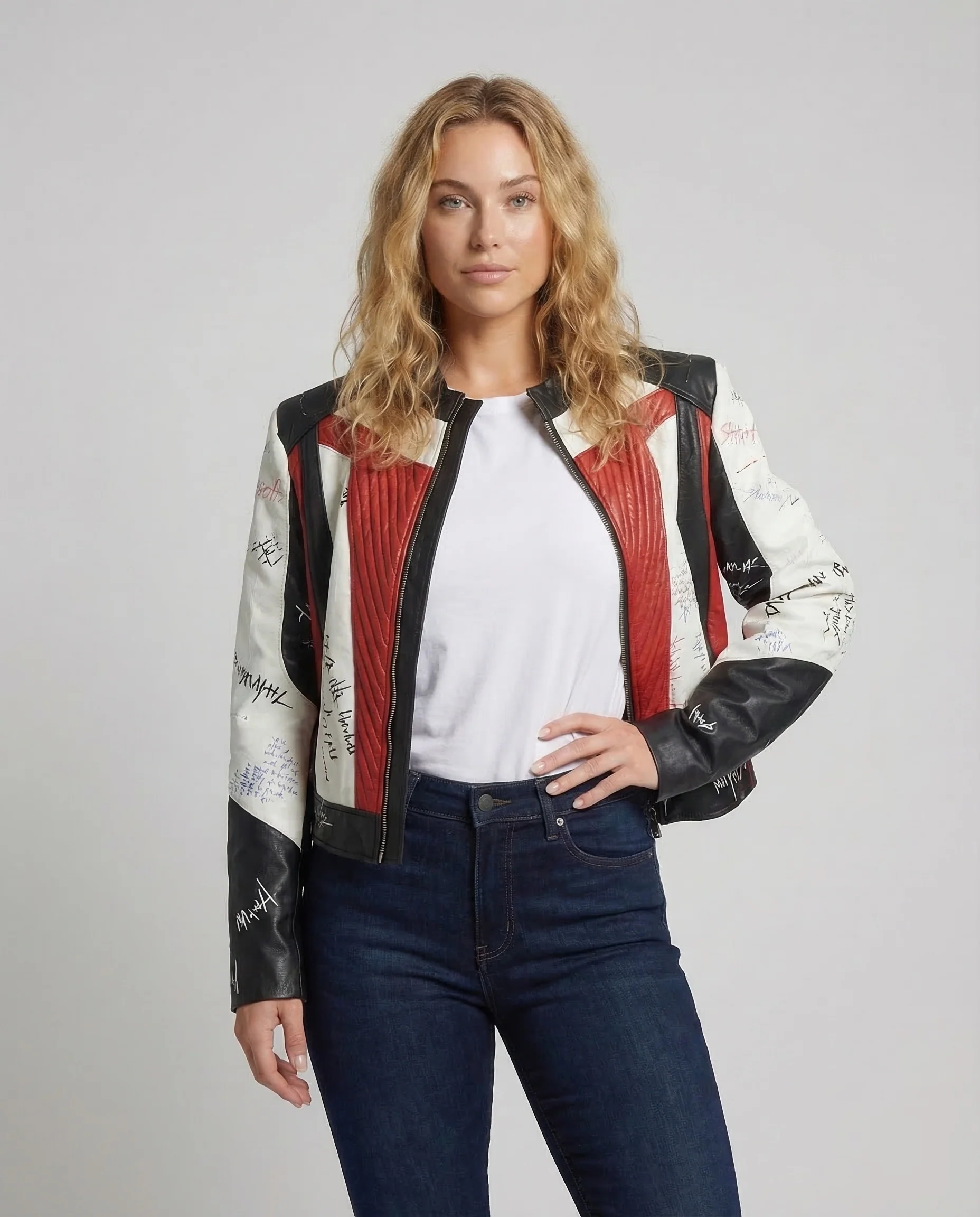 Damen Blousonjacke Racing - Image 2