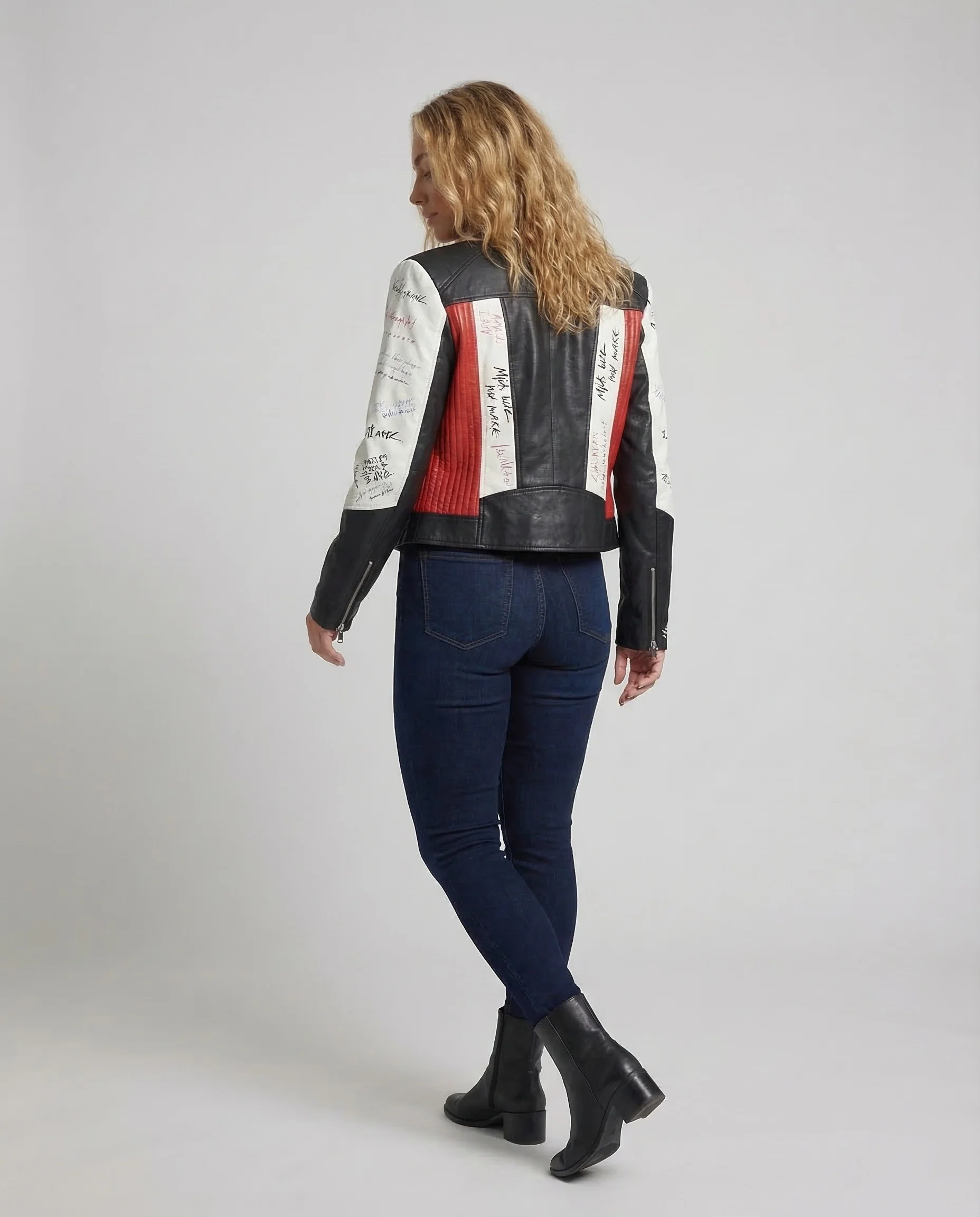 Damen Blousonjacke Racing - Image 4