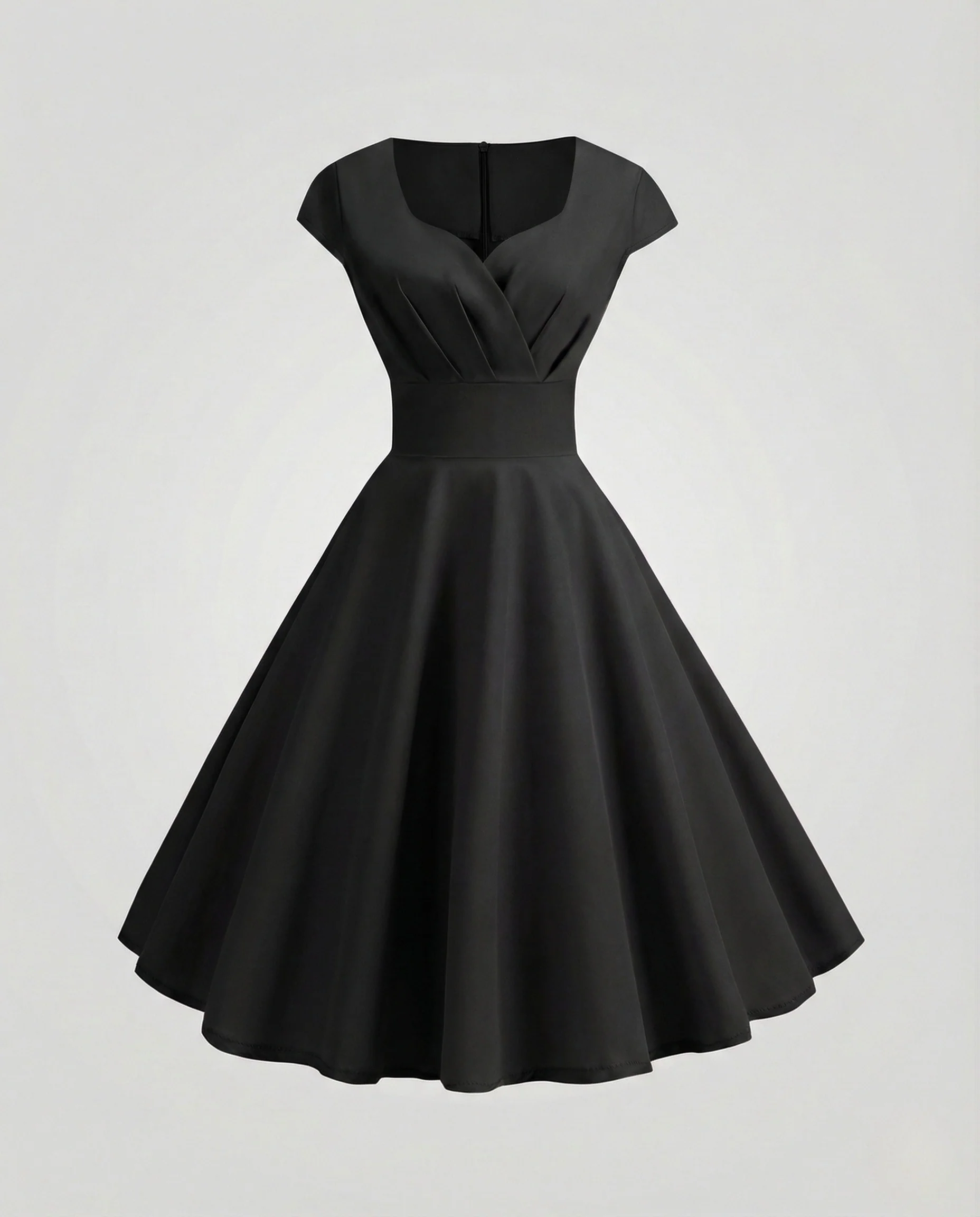 Damen Retro Swingkleid mit Tellerrock - Image 10