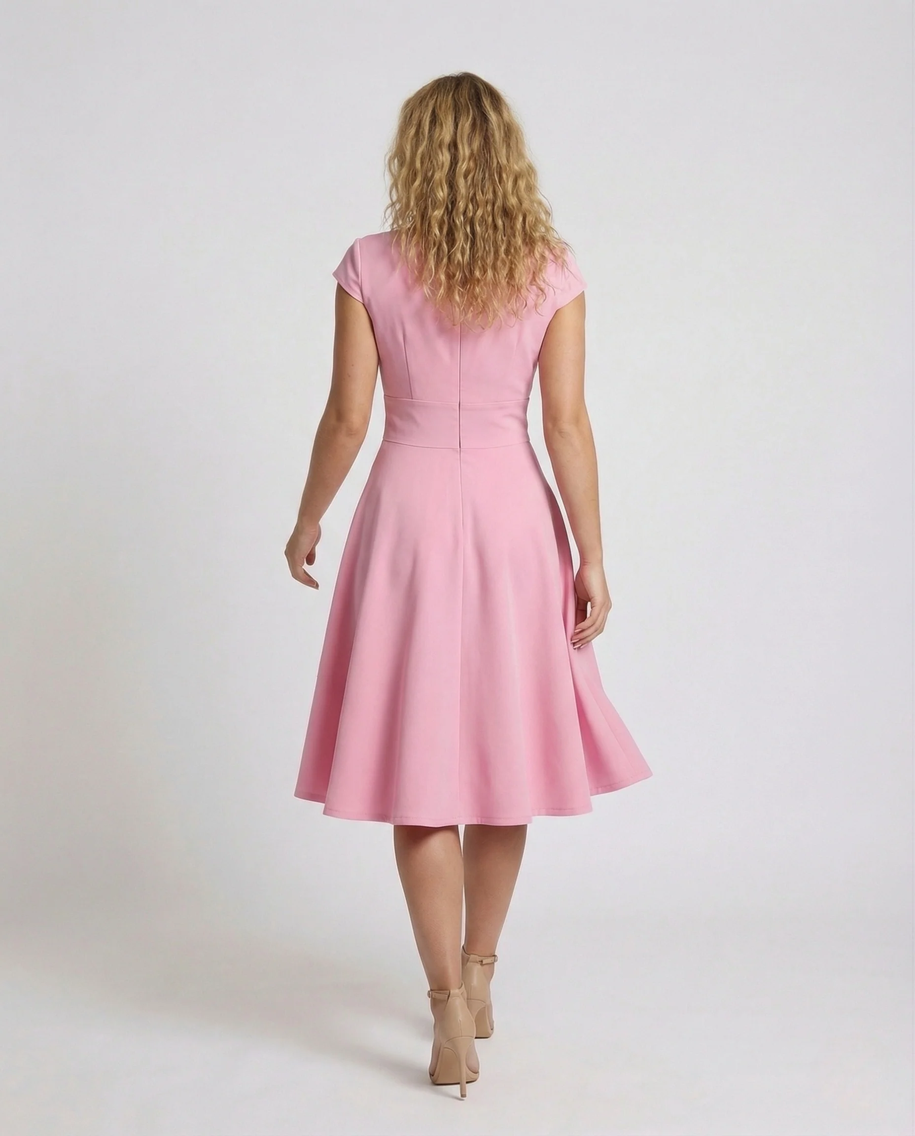 Damen Retro Swingkleid mit Tellerrock - Image 4