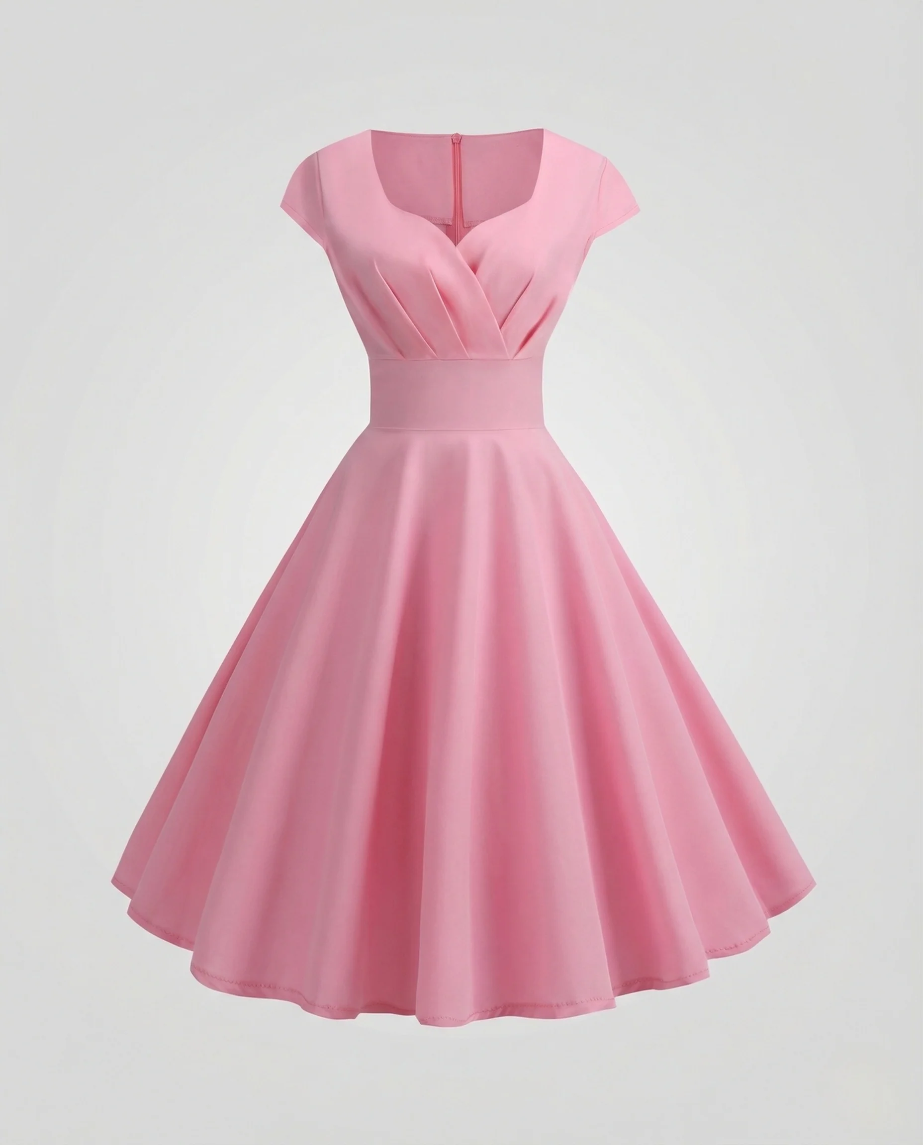 Damen Retro Swingkleid mit Tellerrock - Image 5