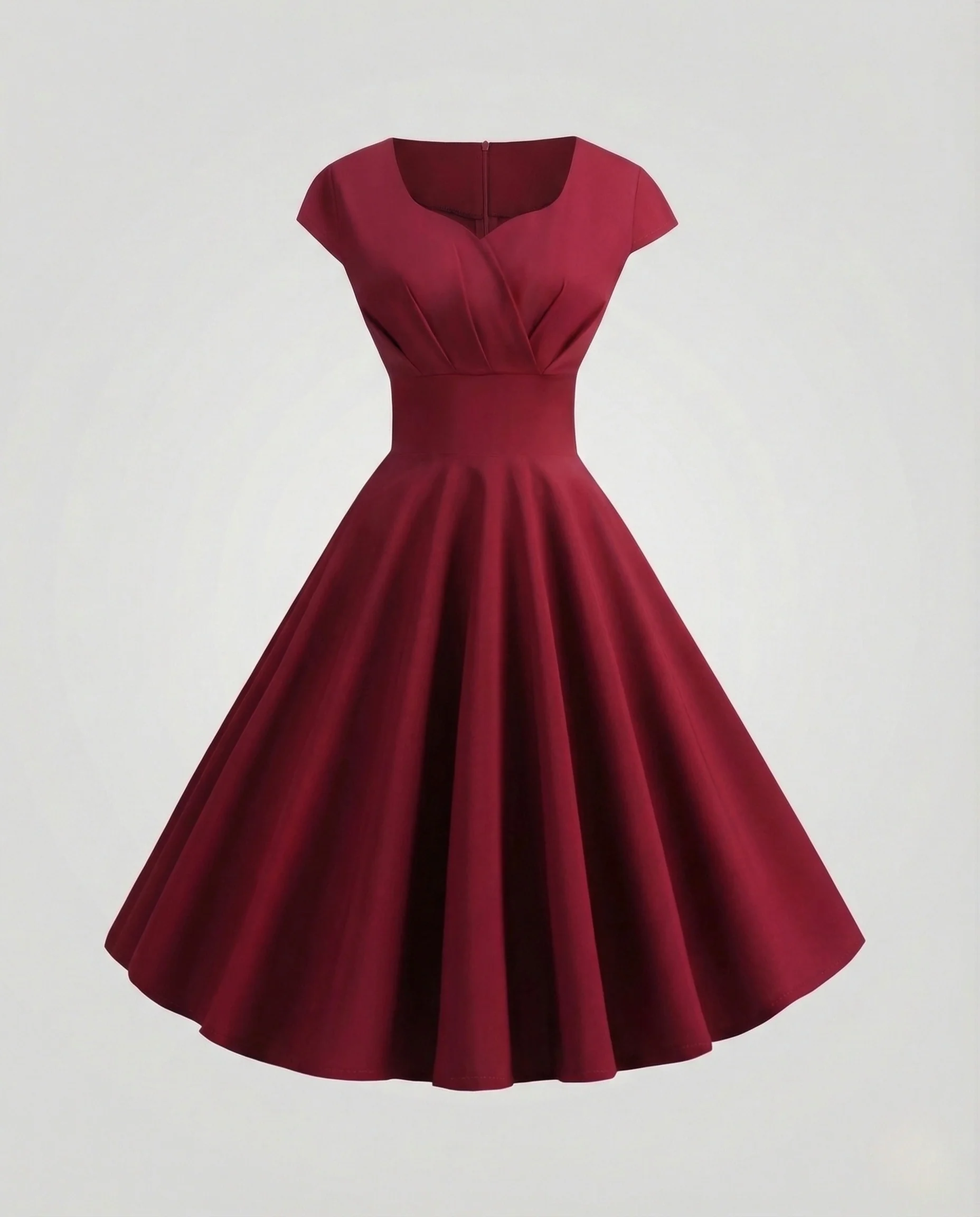 Damen Retro Swingkleid mit Tellerrock - Image 8
