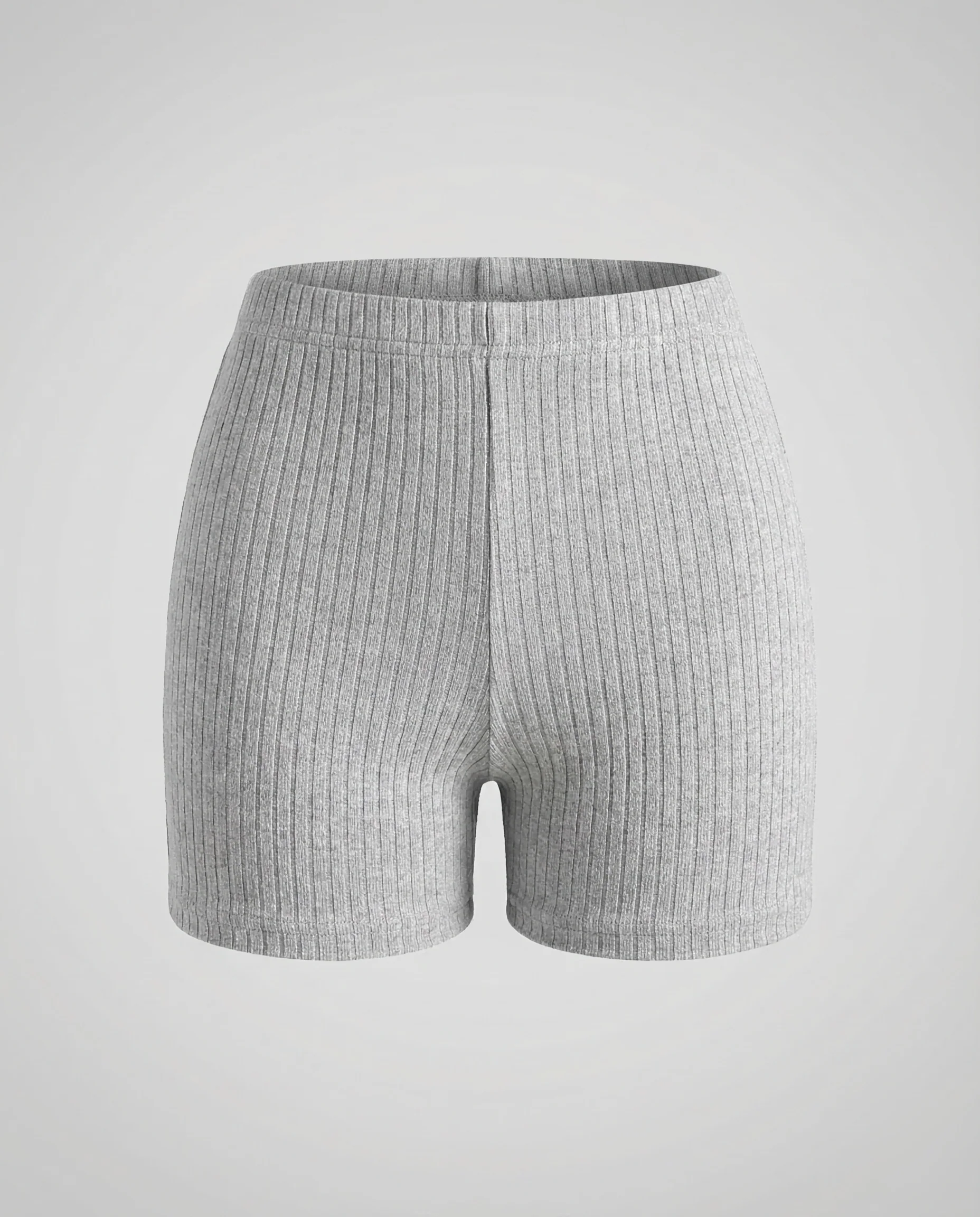 Damen Rippstrick Shorts Elastikbund - Image 5