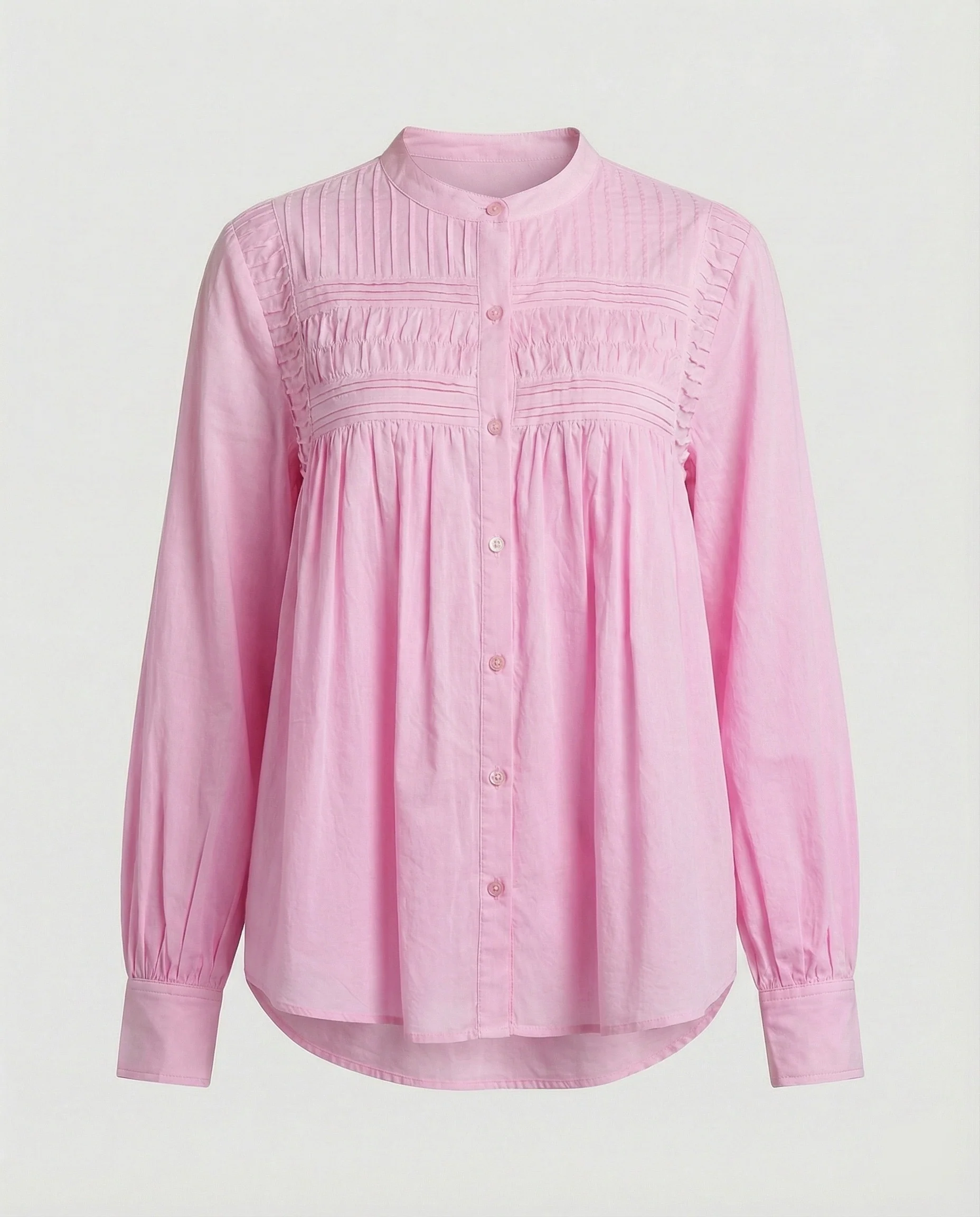 Romantische Baumwollbluse Damen - Image 6