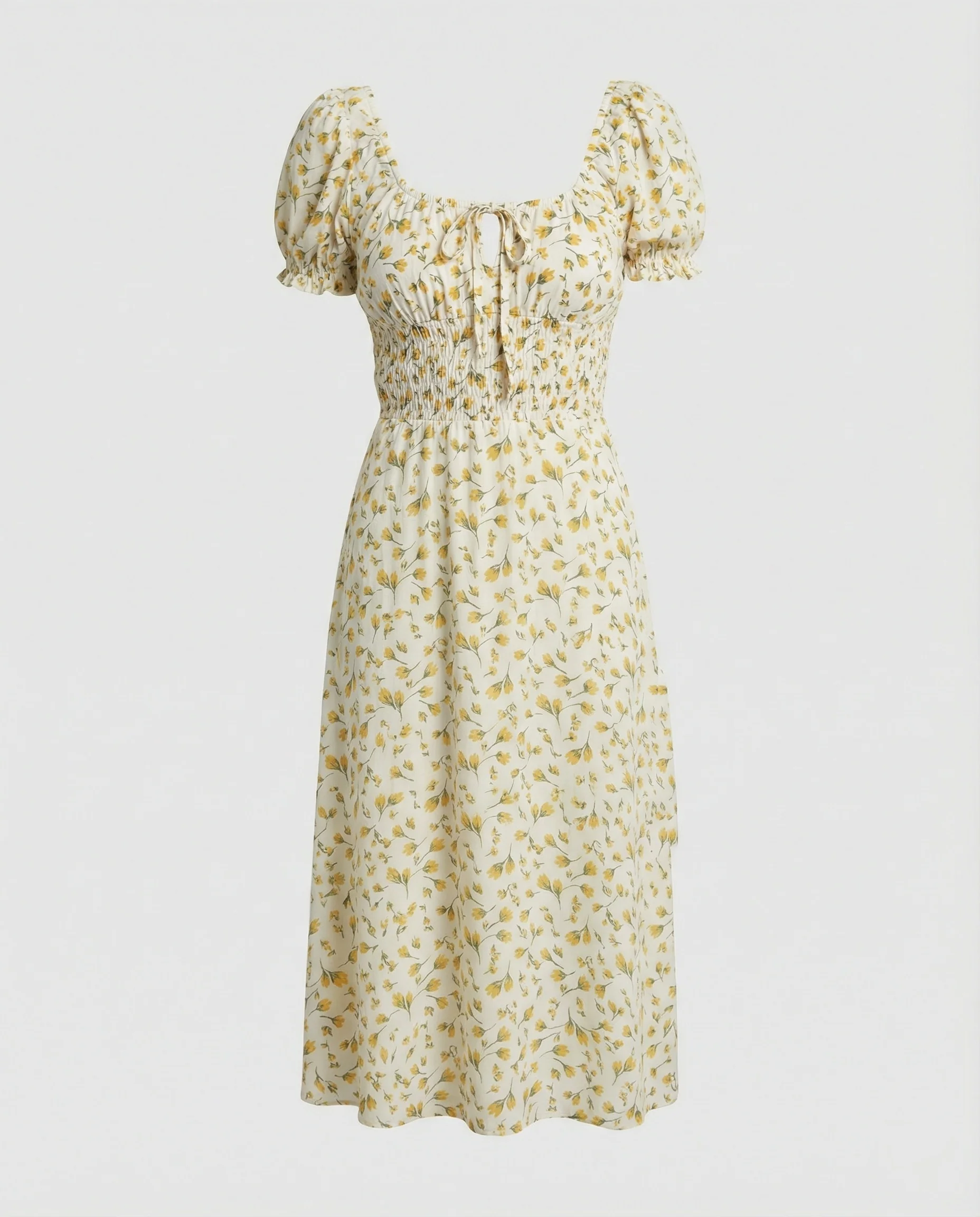Damen Maxikleid romantisch Smok - Image 5