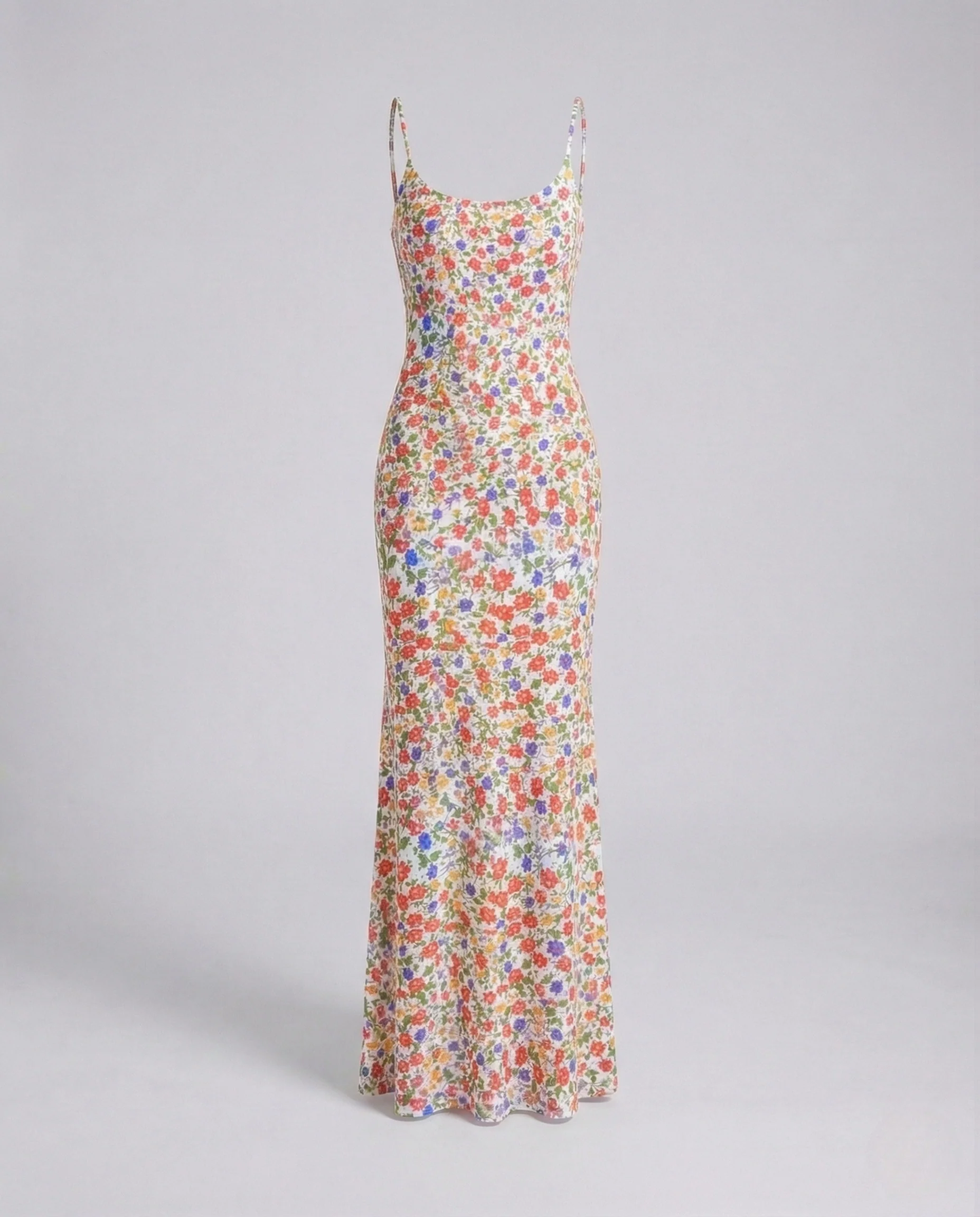 Damen Rückenfreies Jersey Maxikleid - Image 9