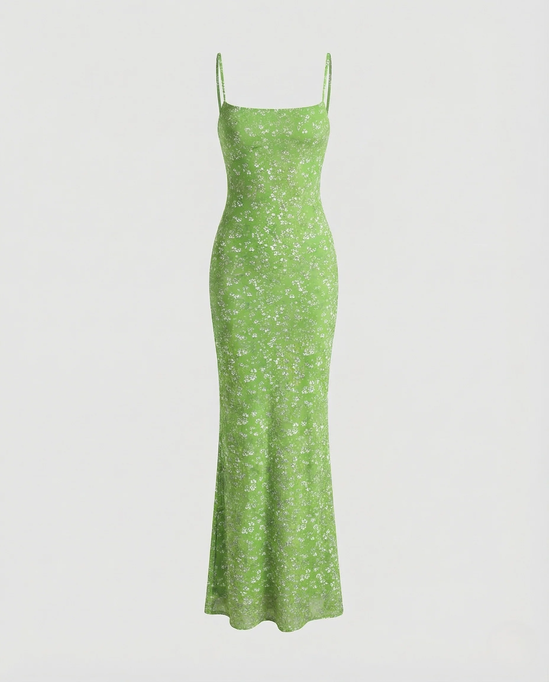 Damen Maxikleid Rückenfrei Spaghettiträger - Image 4