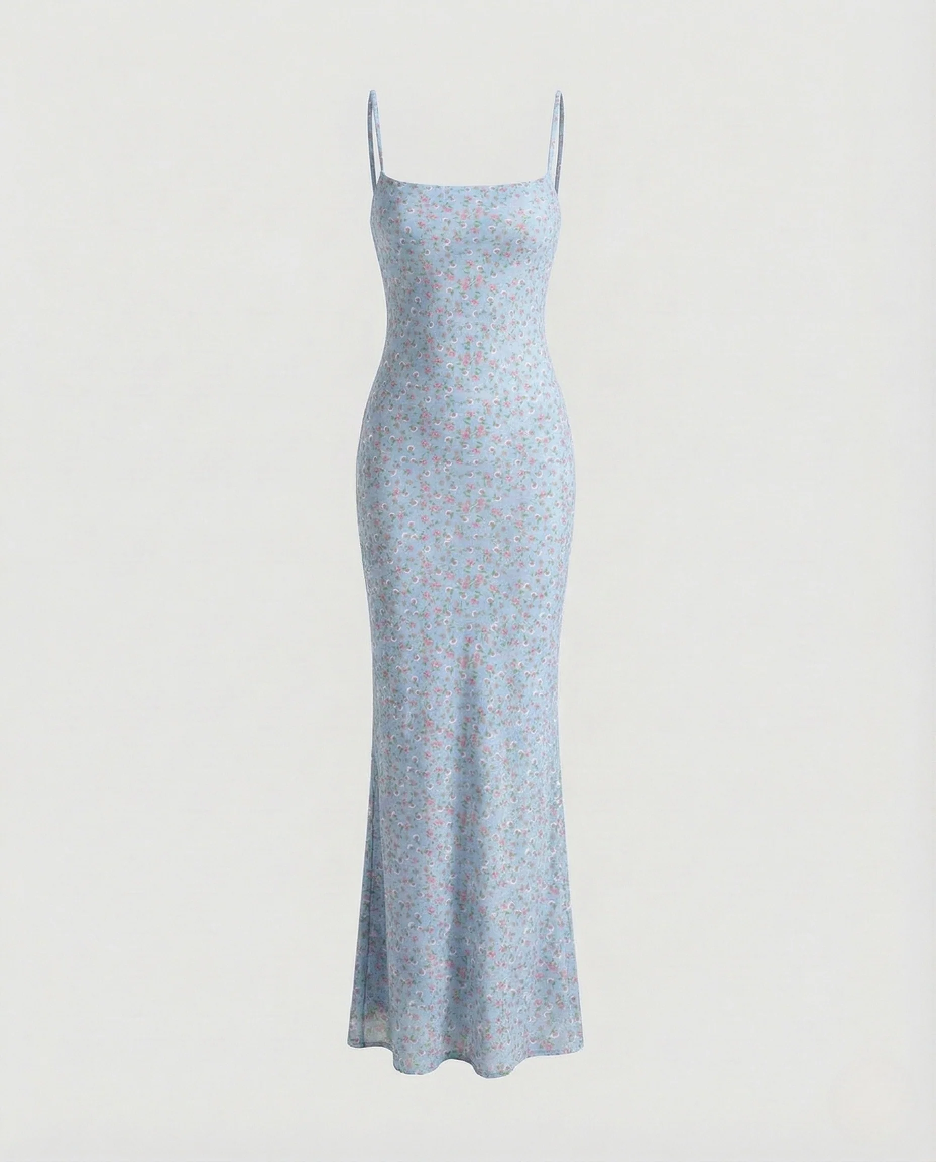 Damen Maxikleid Rückenfrei Spaghettiträger - Image 6