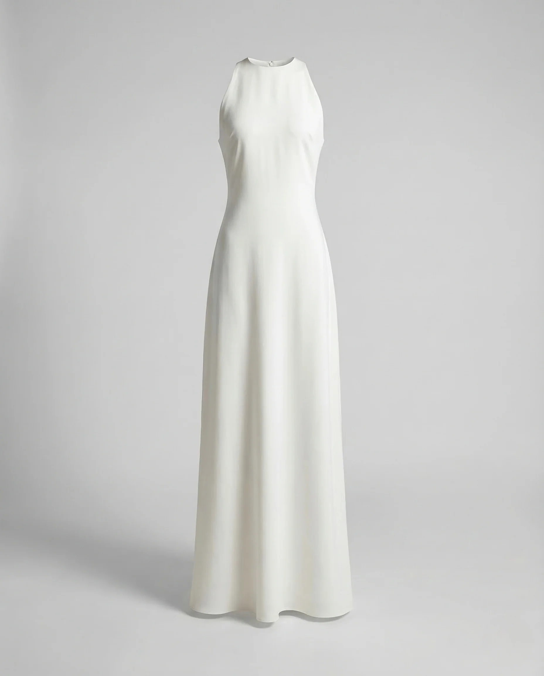 Damen Abendkleid Säule Ärmellos Rundhals - Image 5