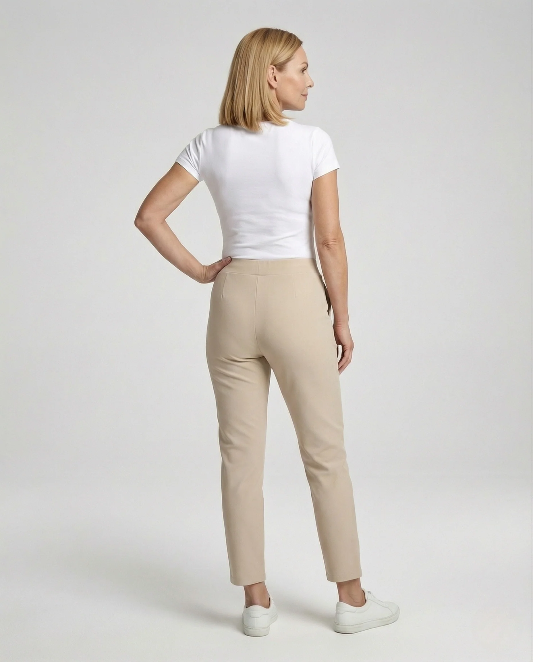 Freizeitkleidung Damen Stretchhose Schmal - Image 3