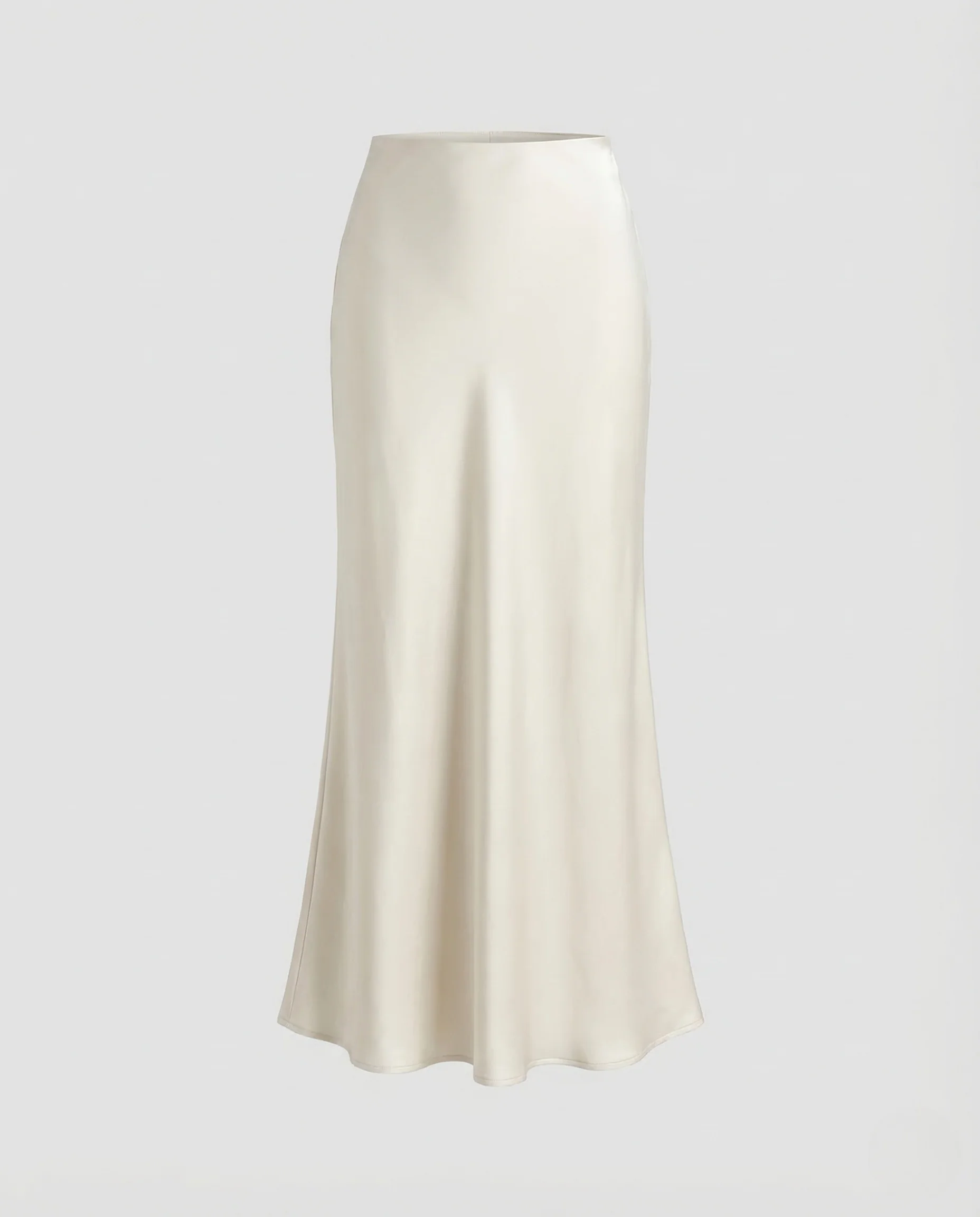 Damen Satin Maxirock High Waist - Image 5