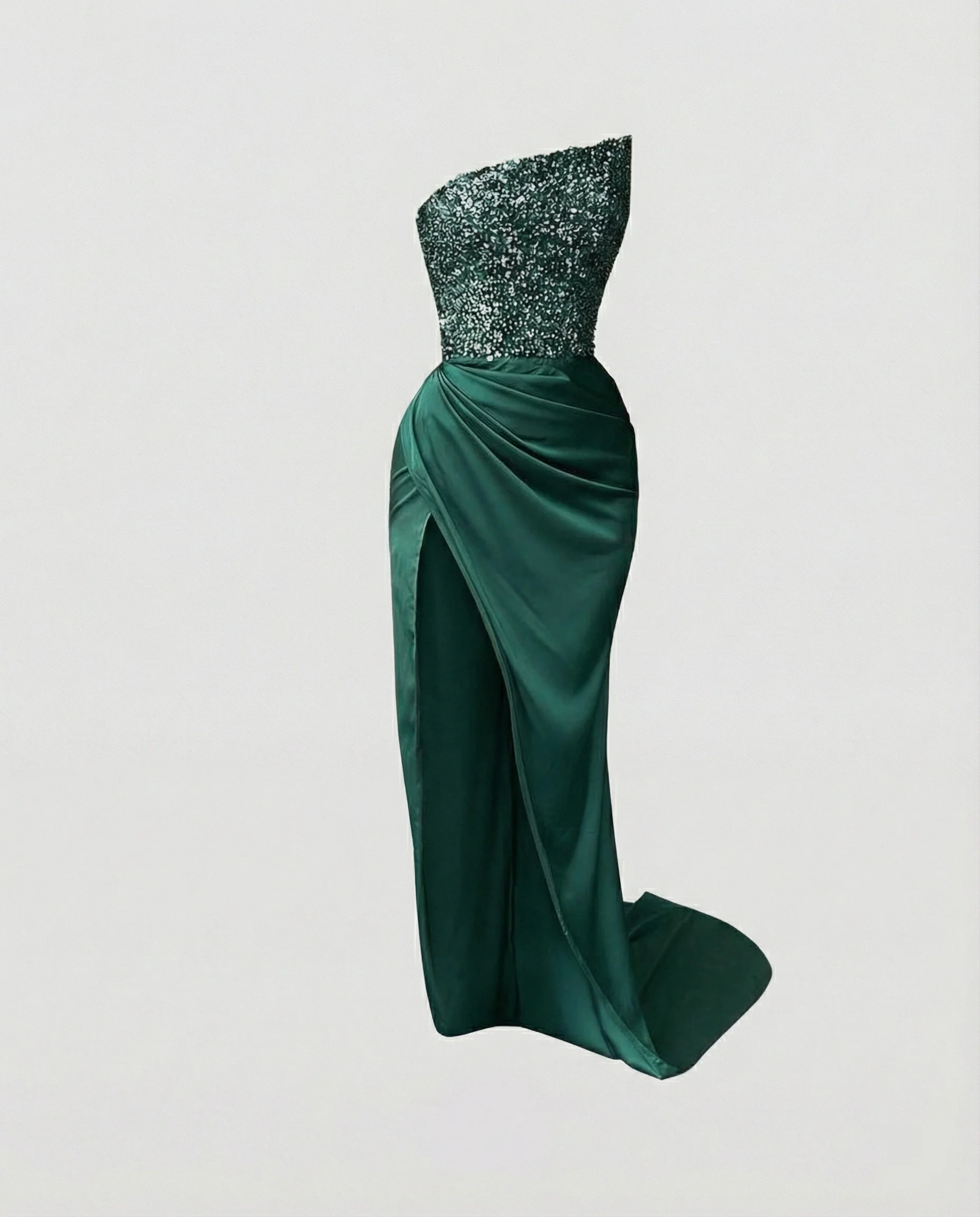 Damen Abendkleid Elegant Schulterfrei - Image 11