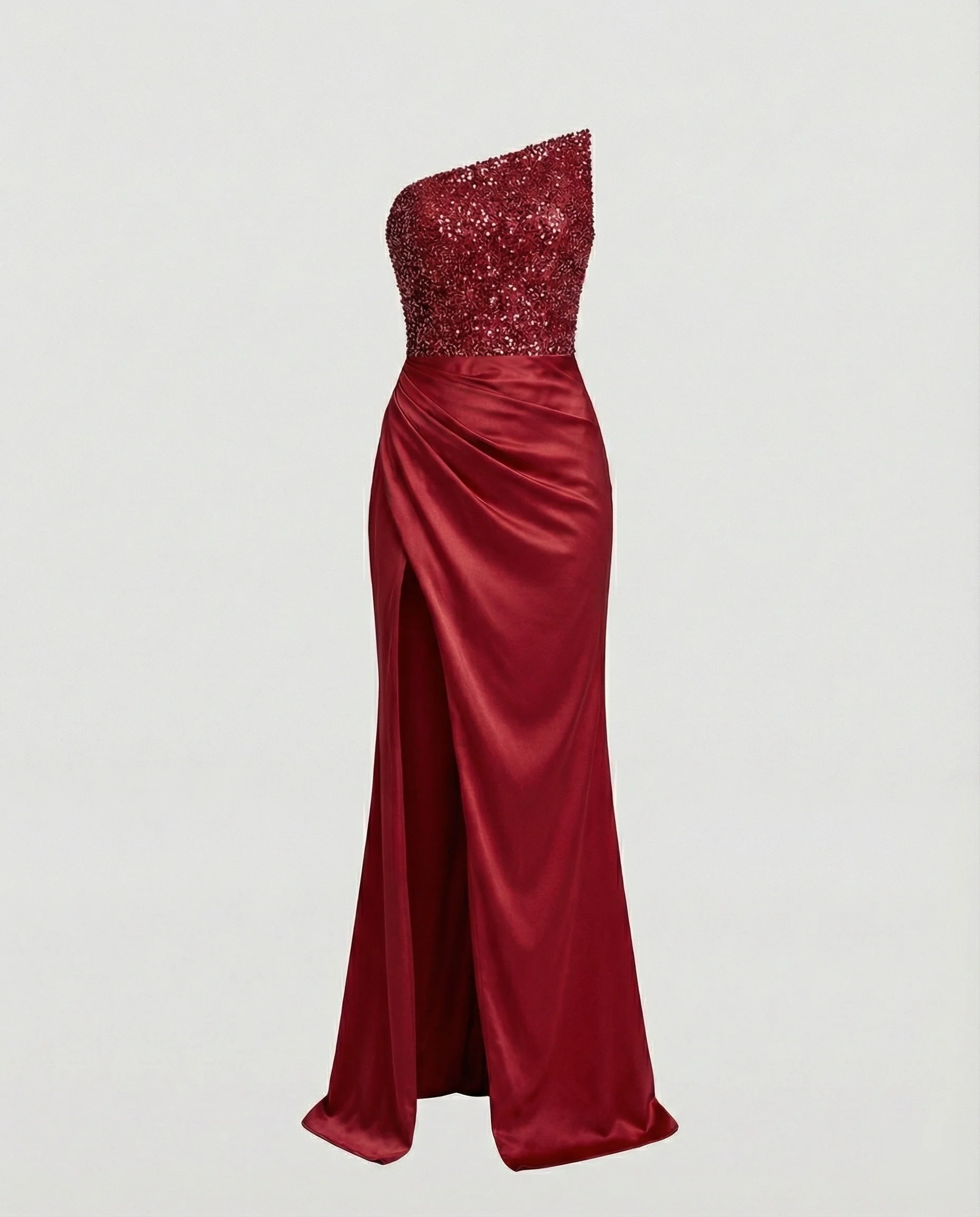 Damen Abendkleid Elegant Schulterfrei - Image 5