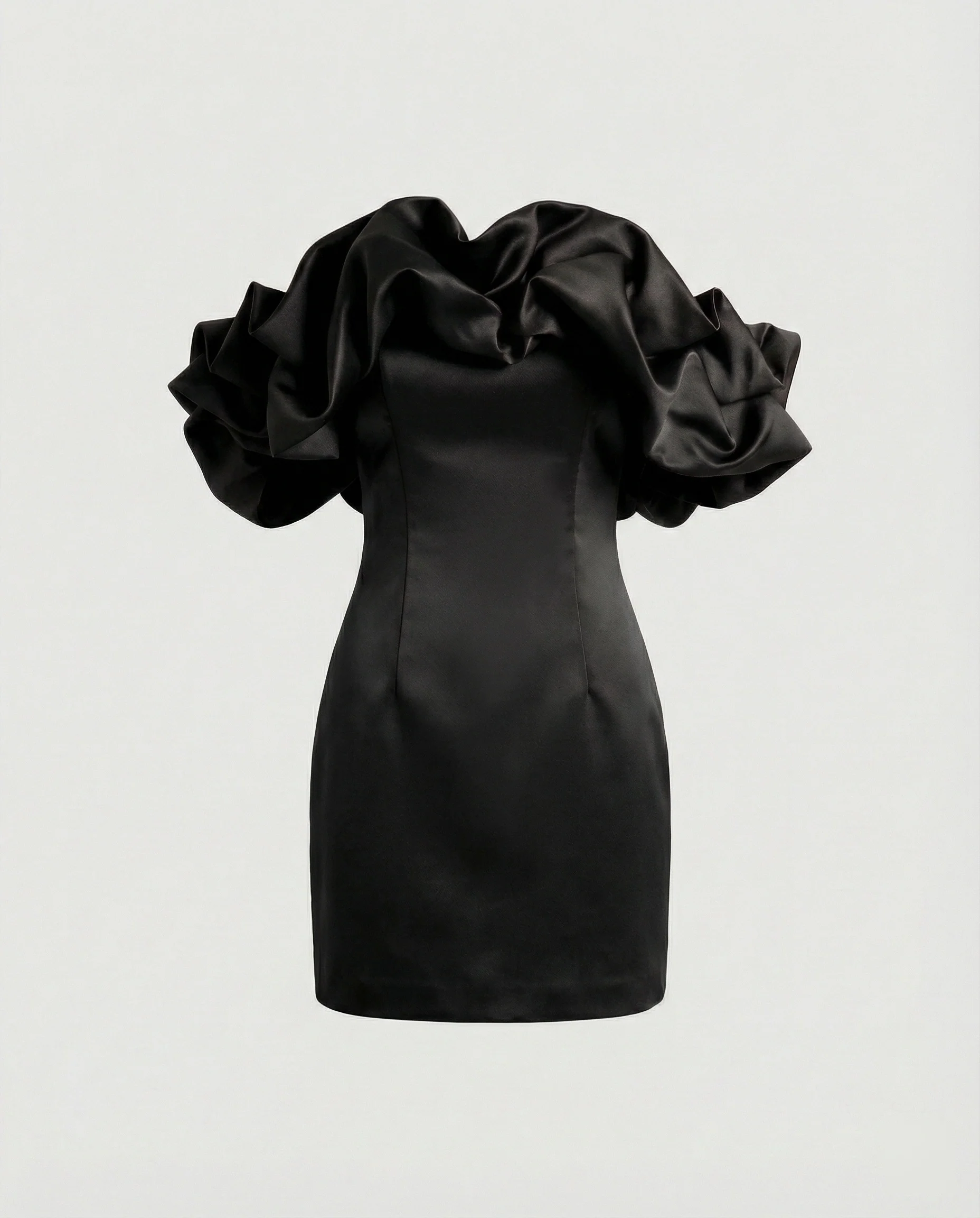 Damen Cocktailkleid schulterfrei elegant - Image 4
