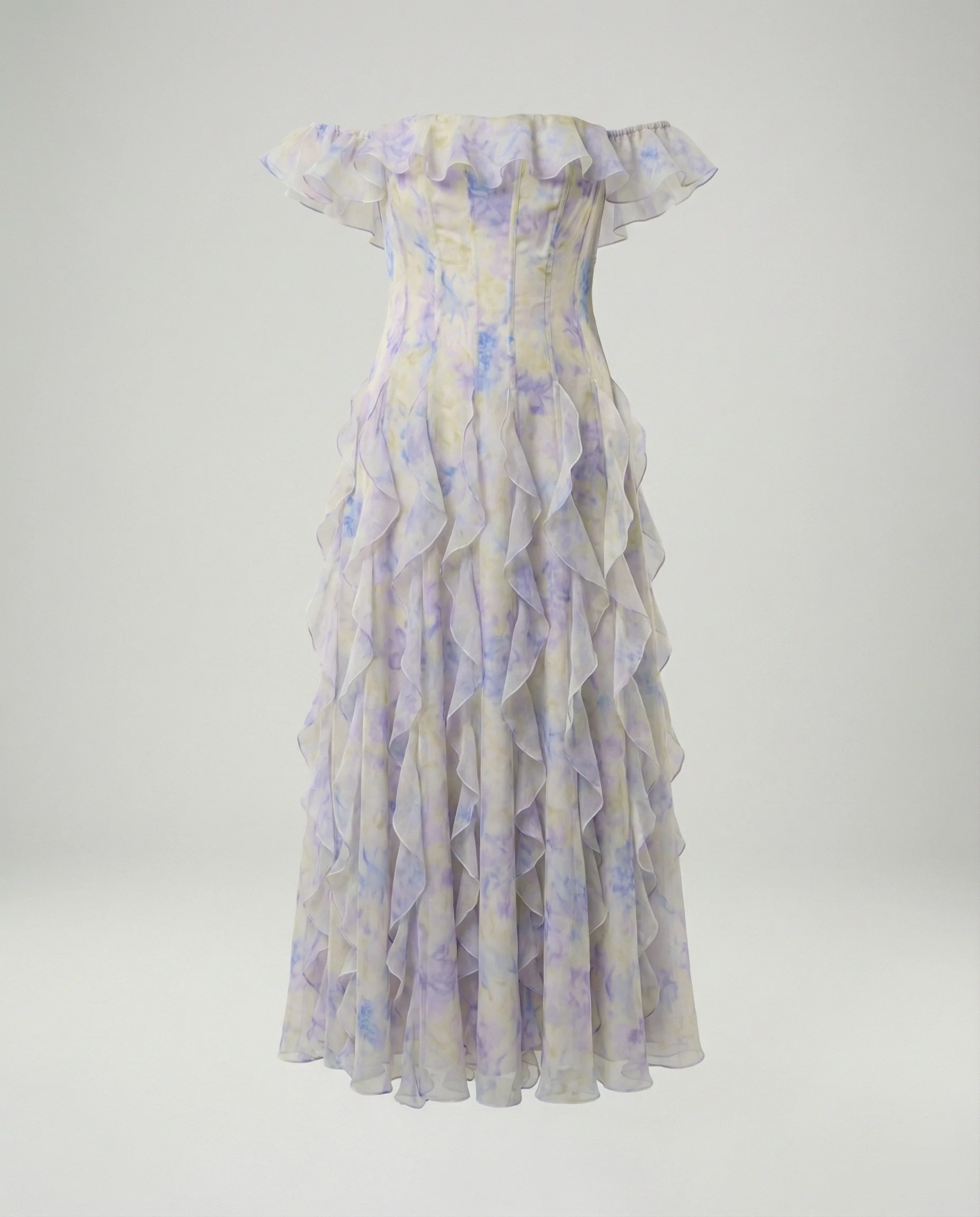 Damen Corsagen Abendkleid schulterfrei - Image 4