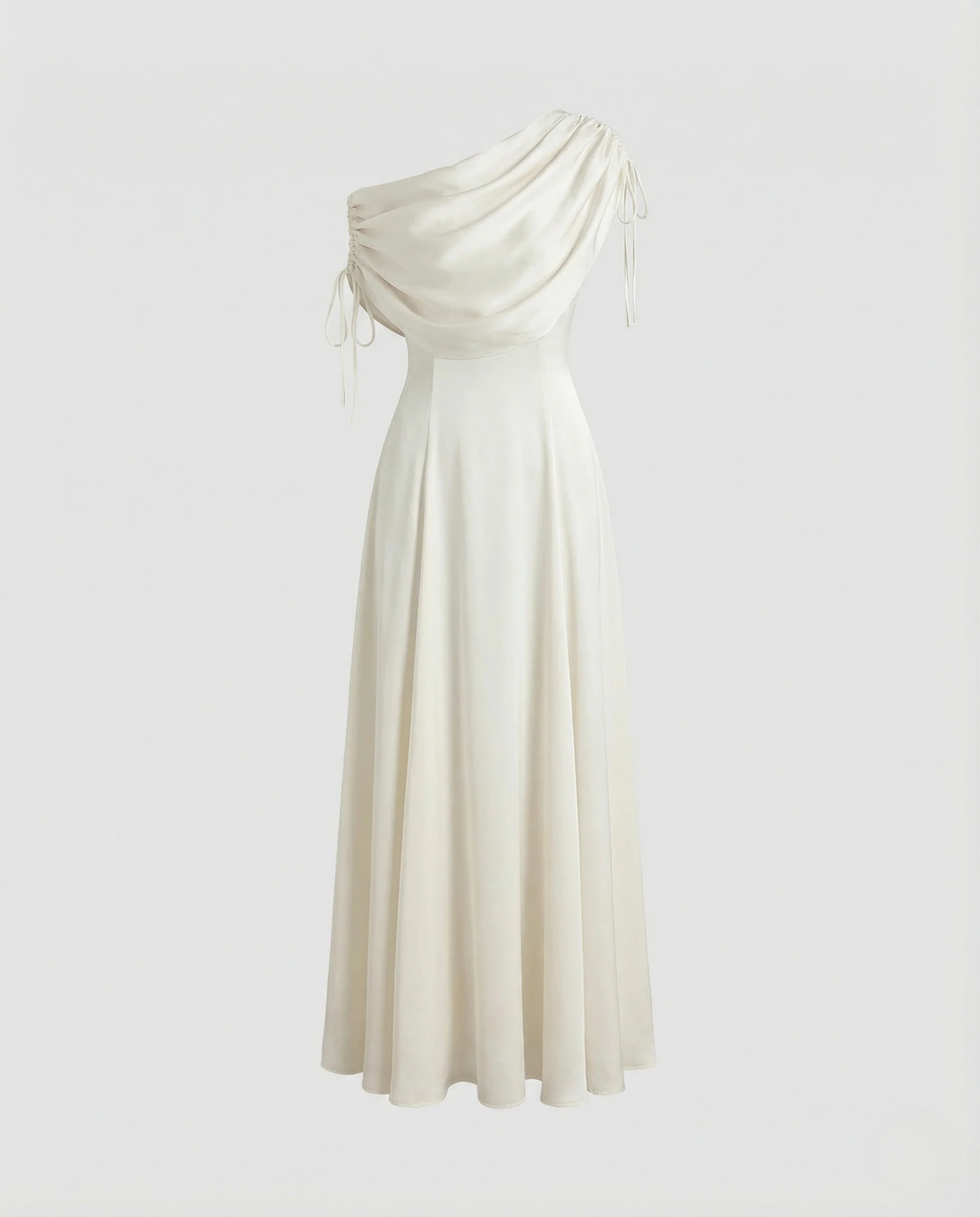 Damen Drapé Abendkleid in A-Linie - Image 5