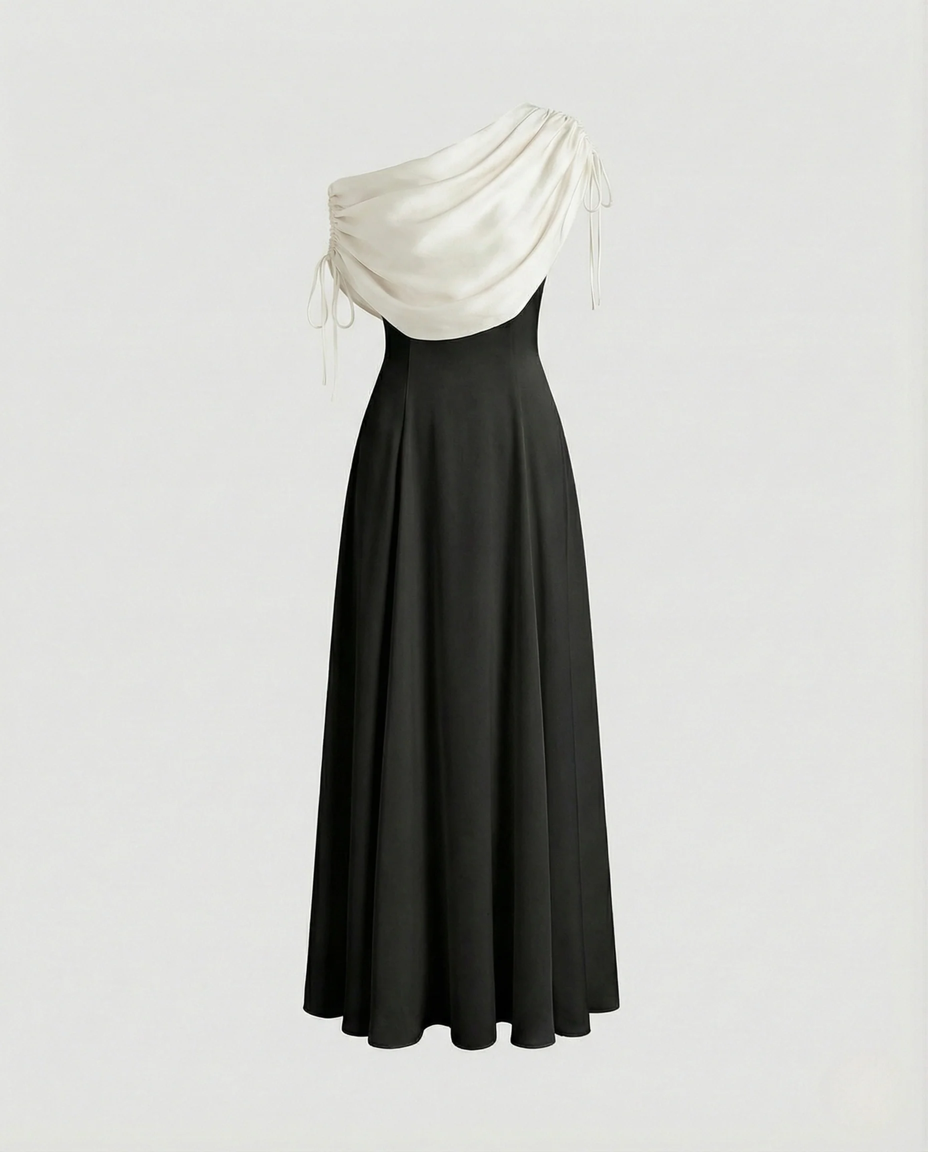 Damen Drapé Abendkleid in A-Linie - Image 6