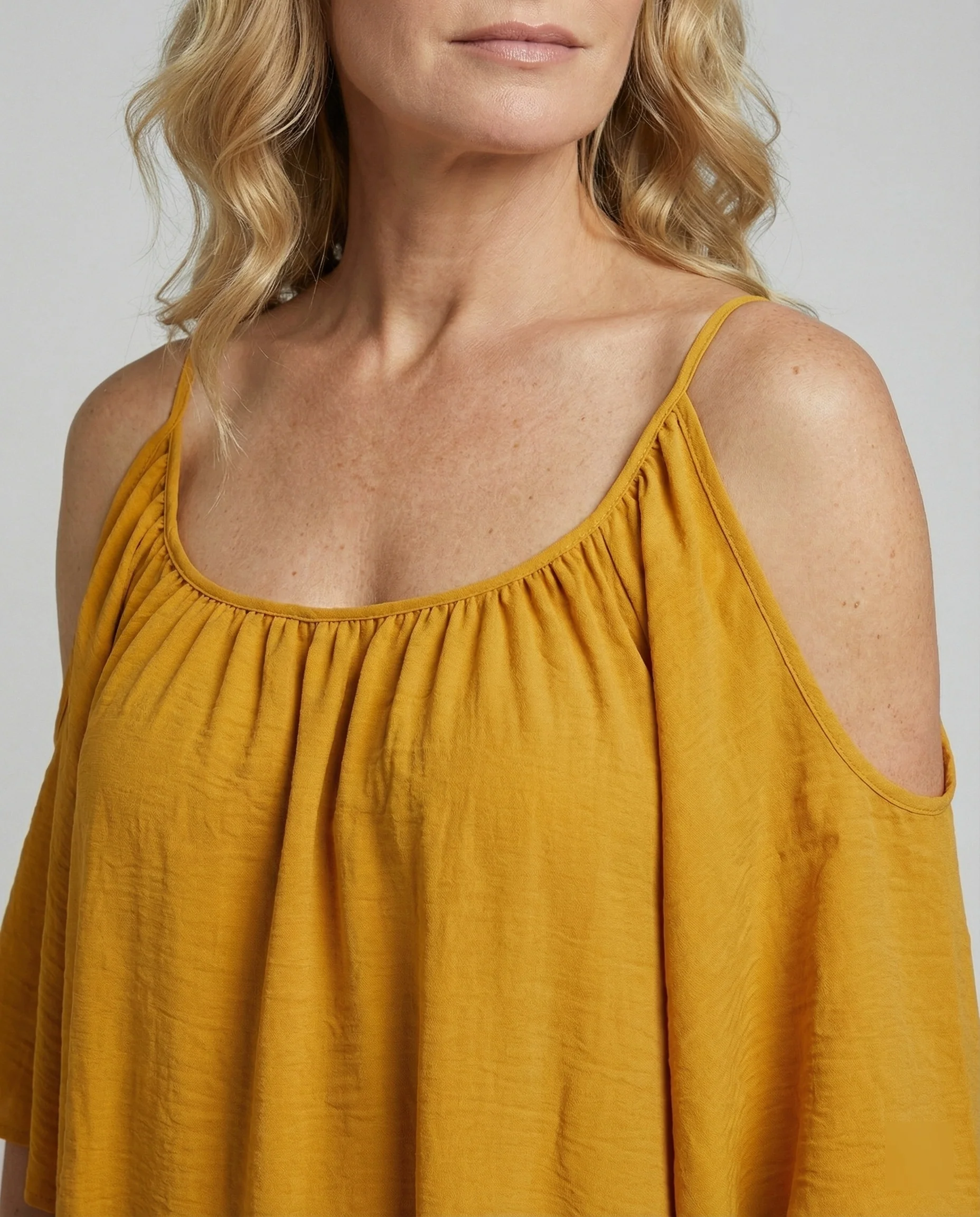 Damen Sommerkleid schulterfrei luftig - Image 5