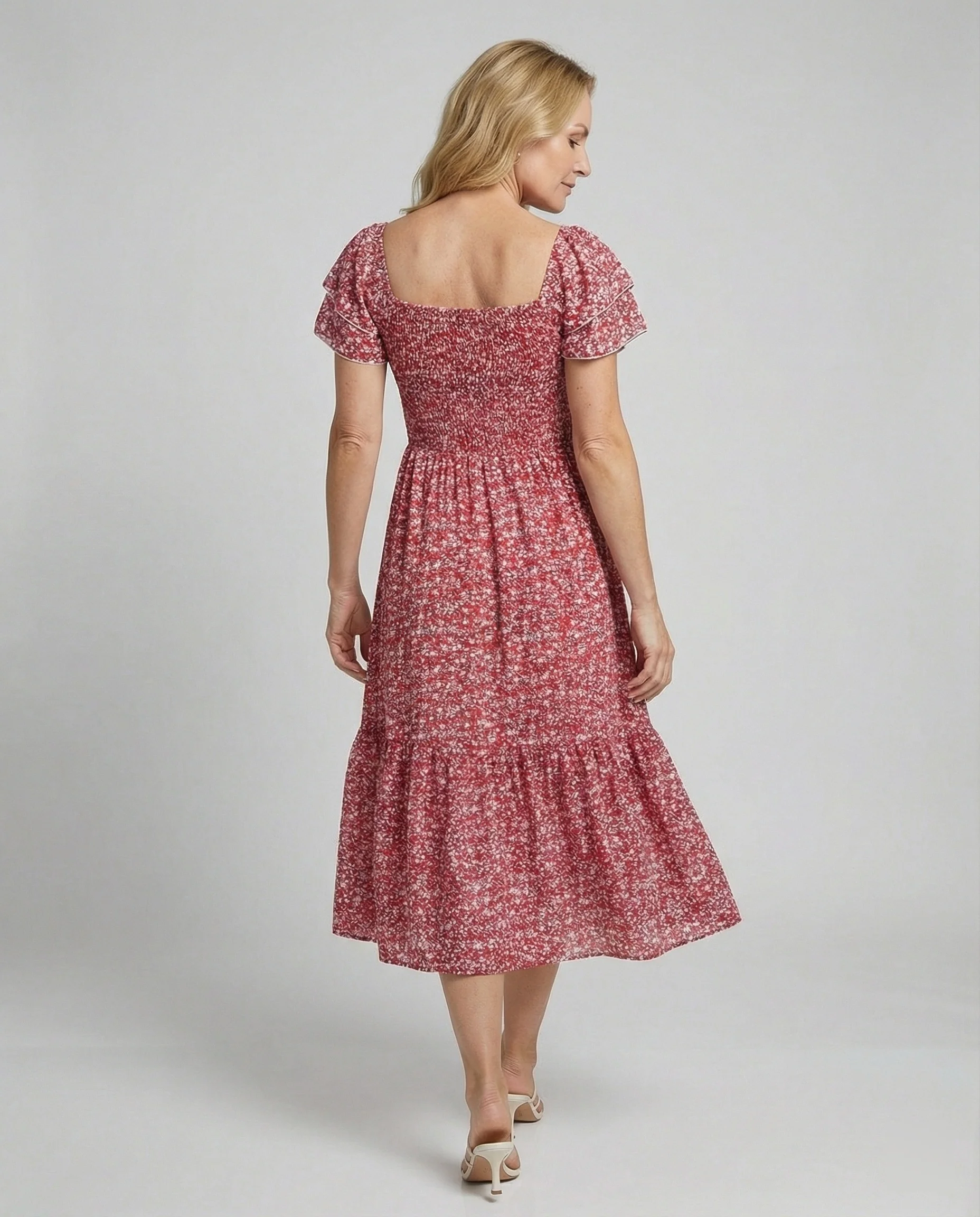 Damen Sommerkleid Off Shoulder - Image 3