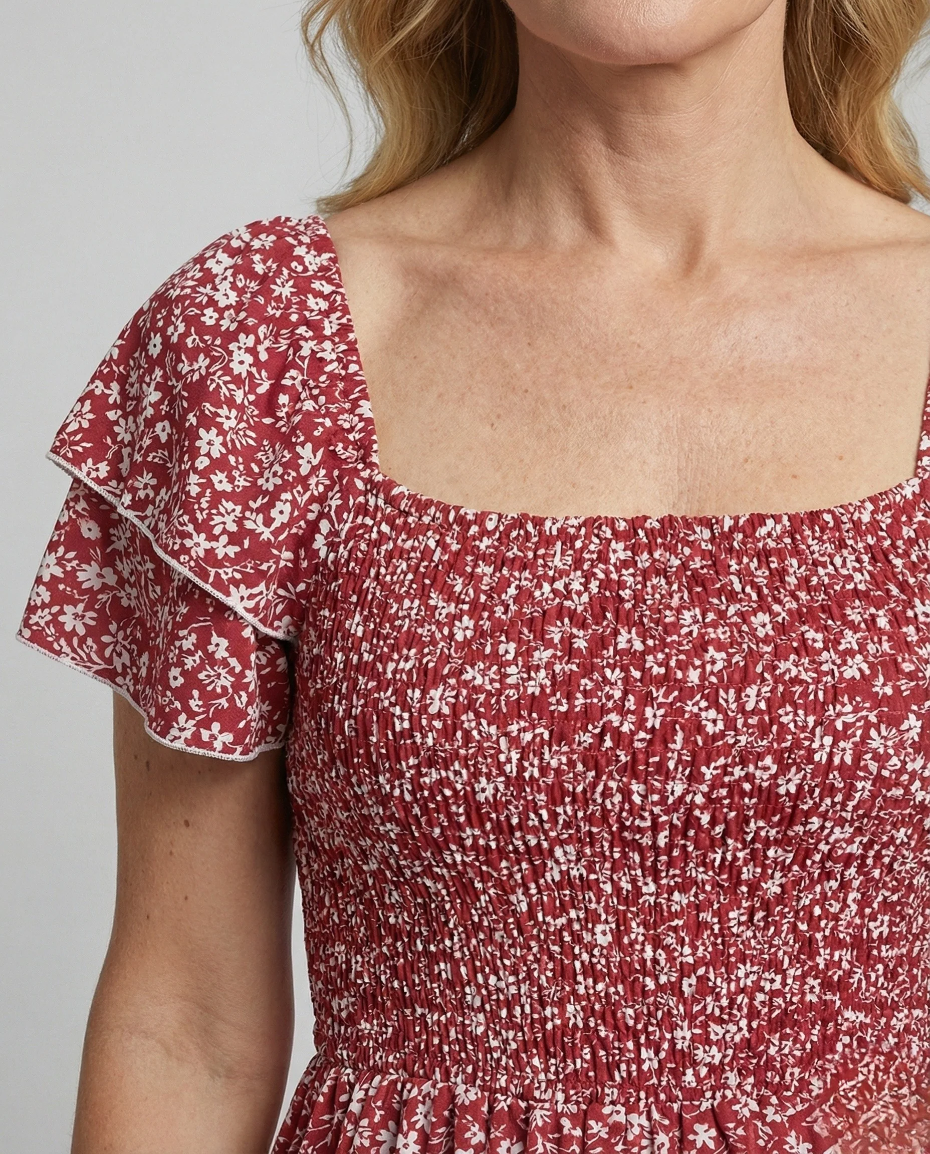 Damen Sommerkleid Off Shoulder - Image 4