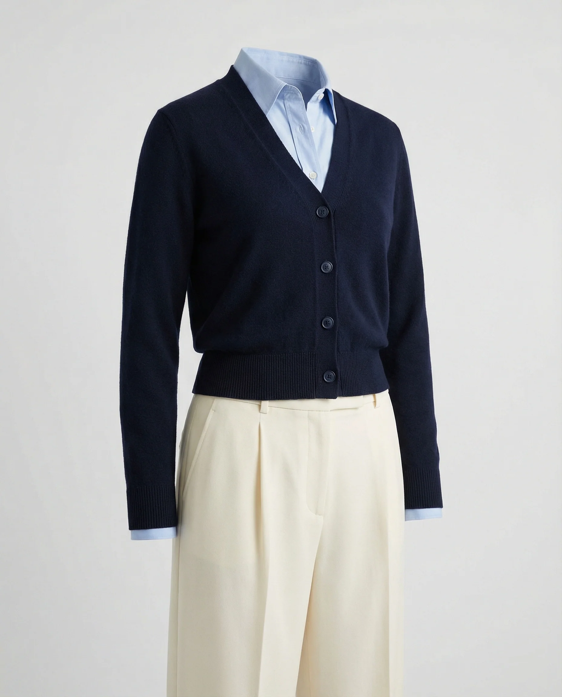 Seidenweiche Twill-Marlenehose mit hoher Bundführung, fixierter Bügelfalte und seitlichen Eingrifftaschen Heidi-Mode - Image 3