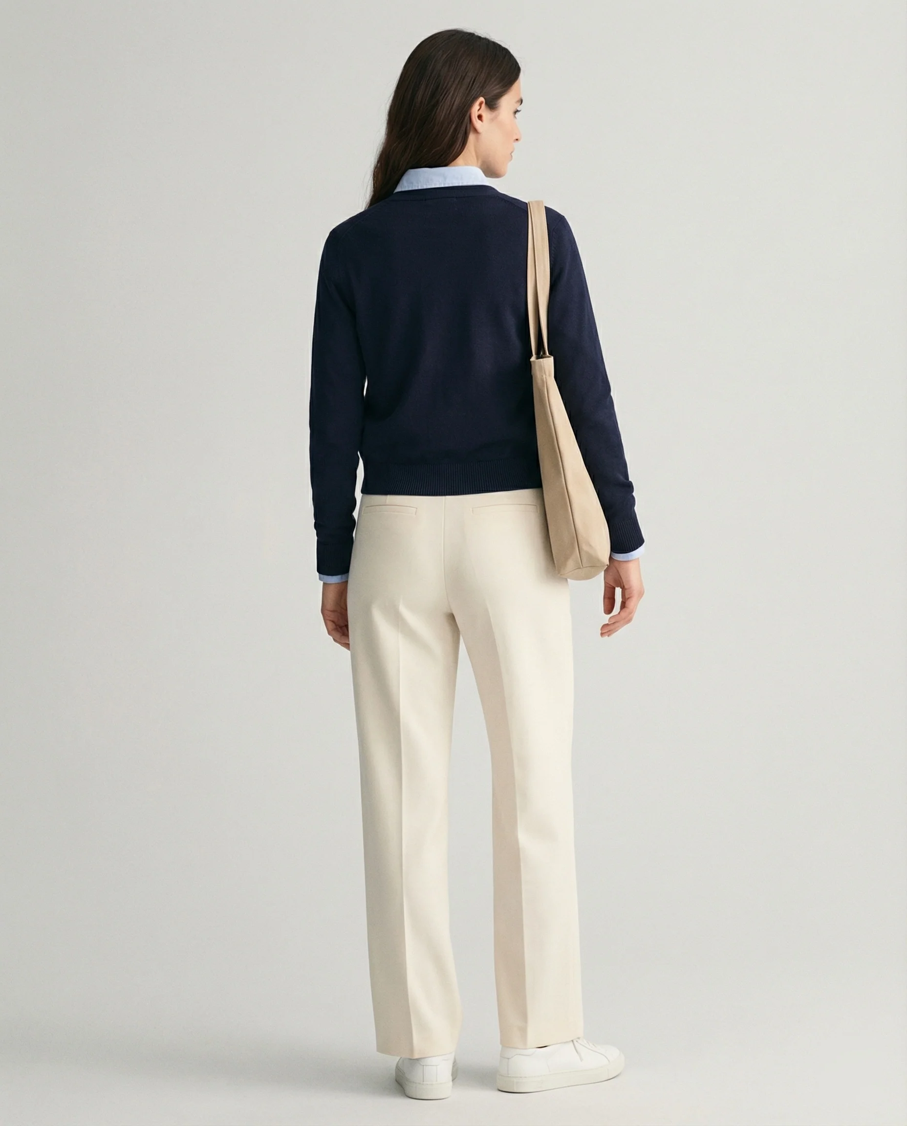 Seidenweiche Twill-Marlenehose mit hoher Bundführung, fixierter Bügelfalte und seitlichen Eingrifftaschen Heidi-Mode - Image 5