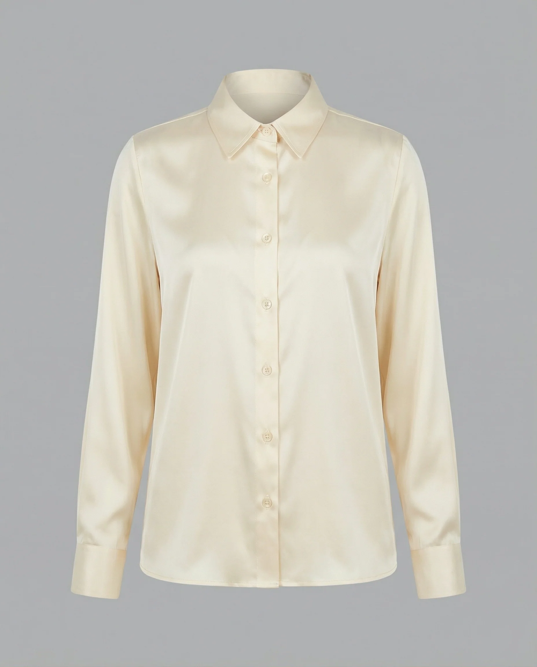 Bluse Damen Satin Seidig - Image 19