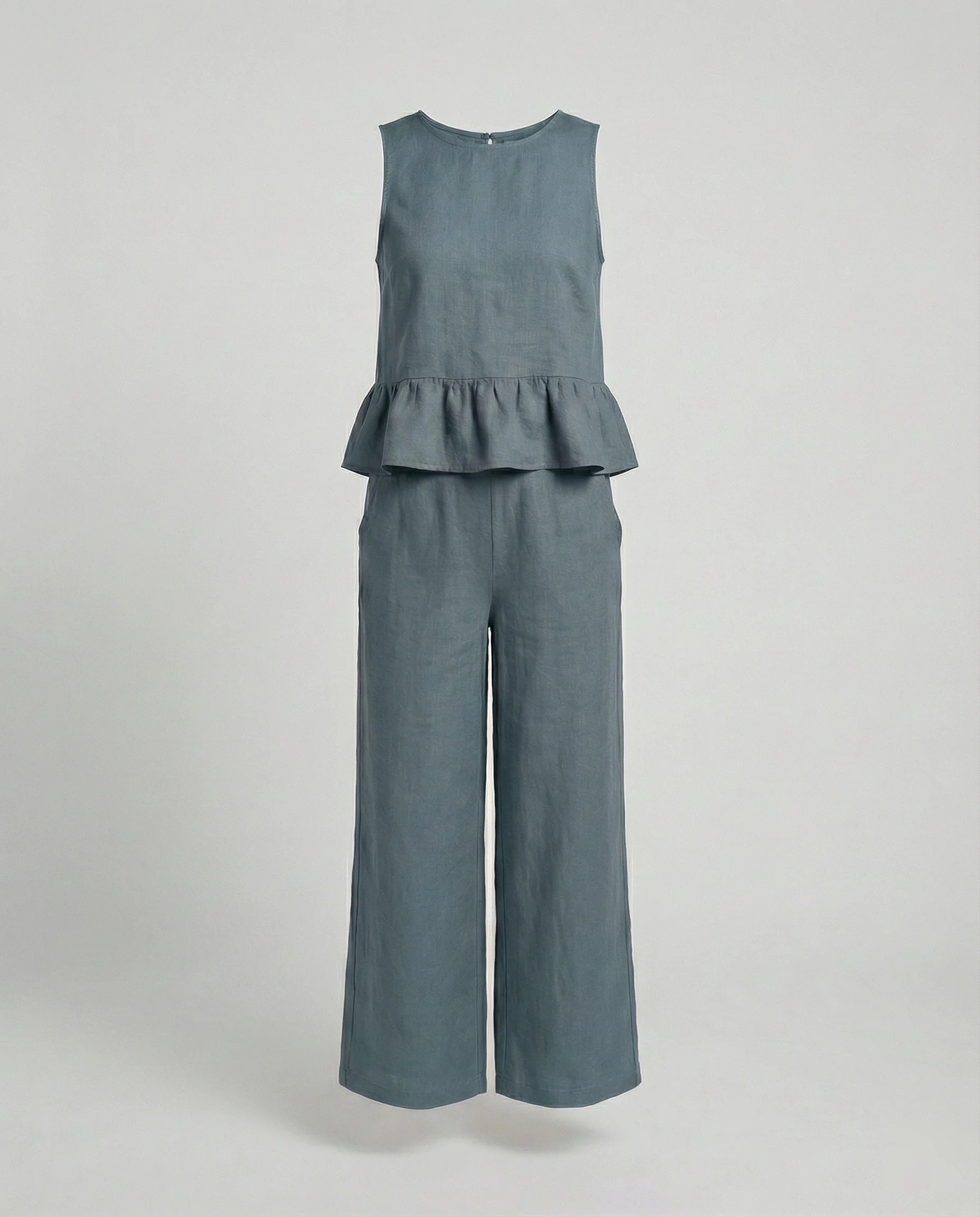 Damen Zweiteiler Set Sommer Palazzohose - Image 11