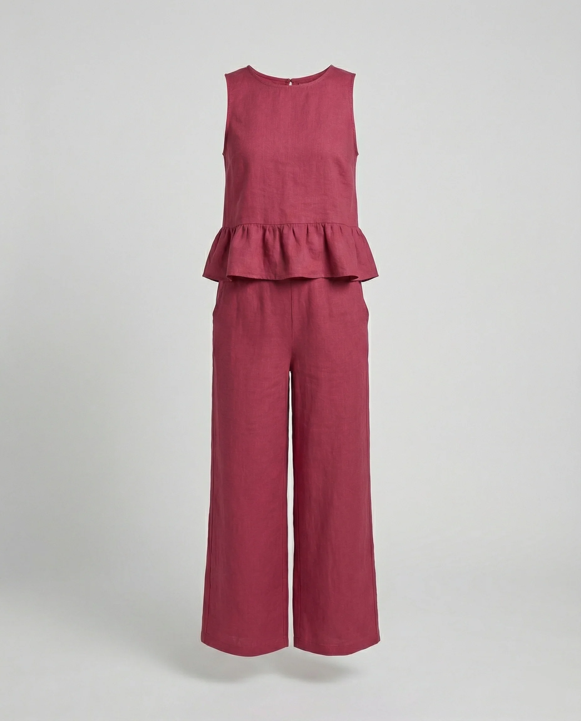 Damen Zweiteiler Set Sommer Palazzohose - Image 4