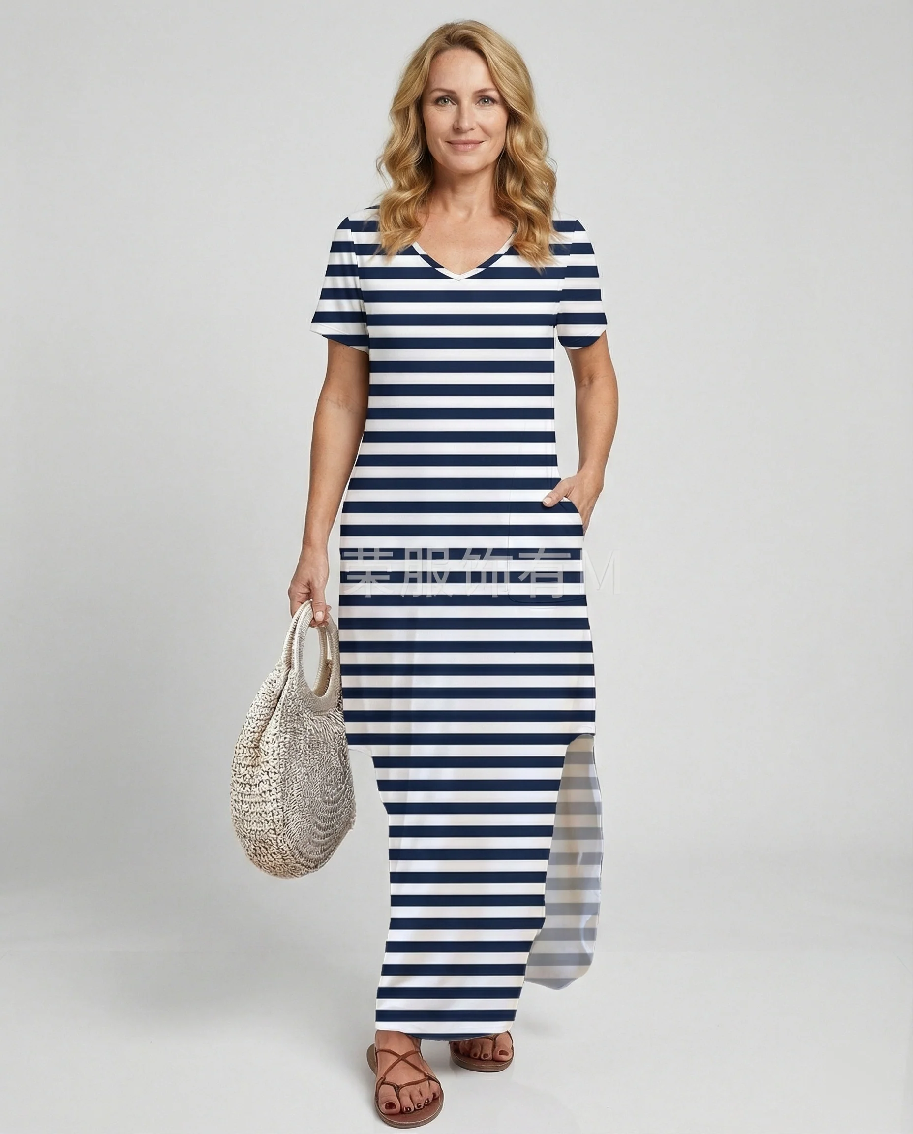 Damen Maxikleid Strand Sommer - Image 6