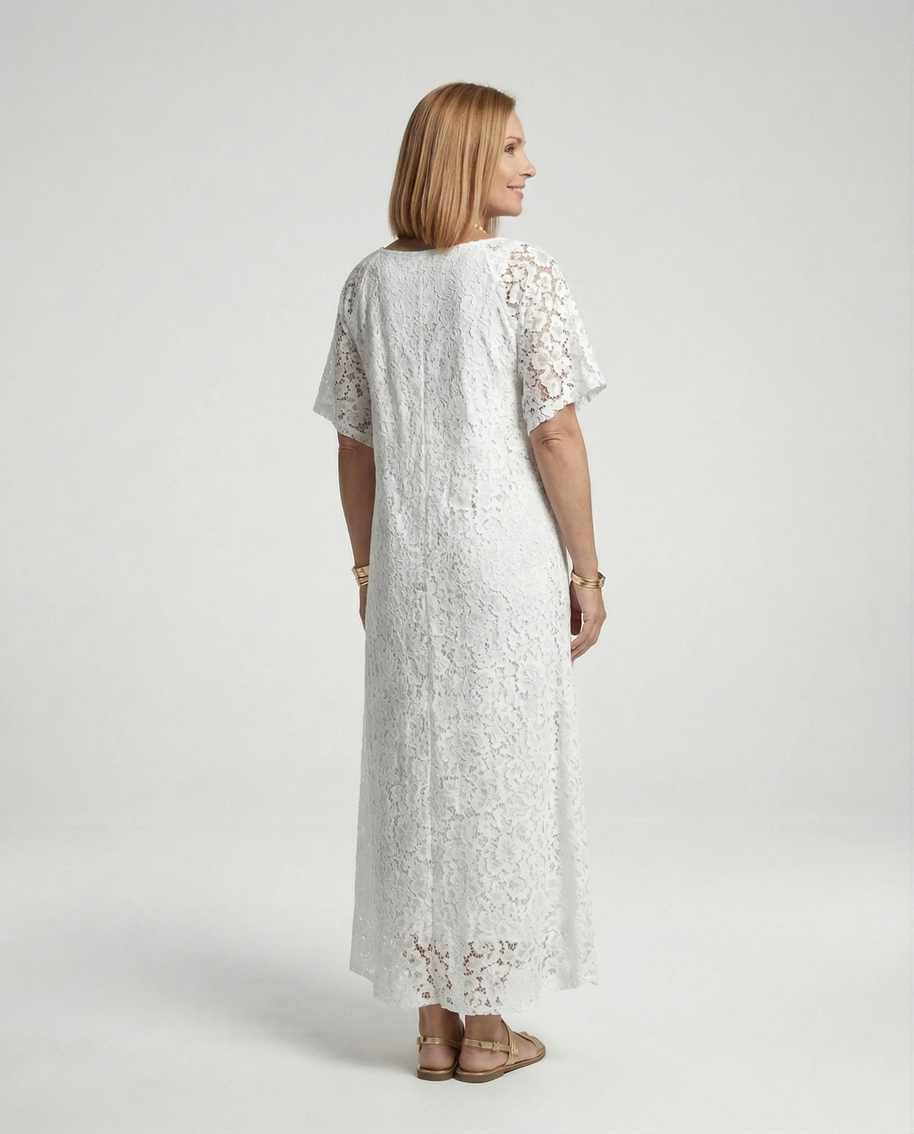 Abendkleid Damen Spitze Maxikleid - Image 4
