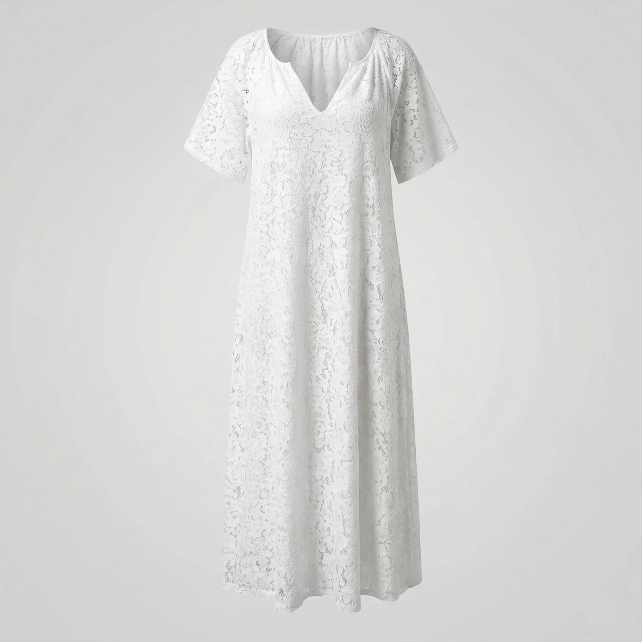 Abendkleid Damen Spitze Maxikleid - Image 5
