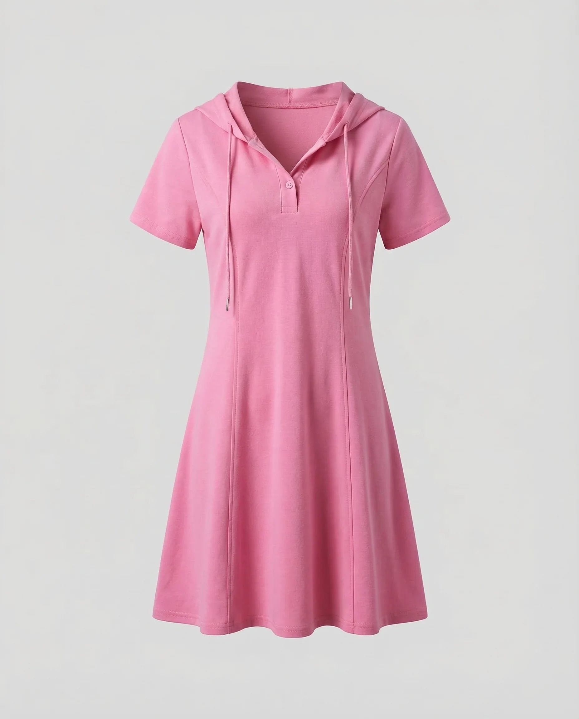 Damen Kapuzen Skaterkleid A Linie - Image 5